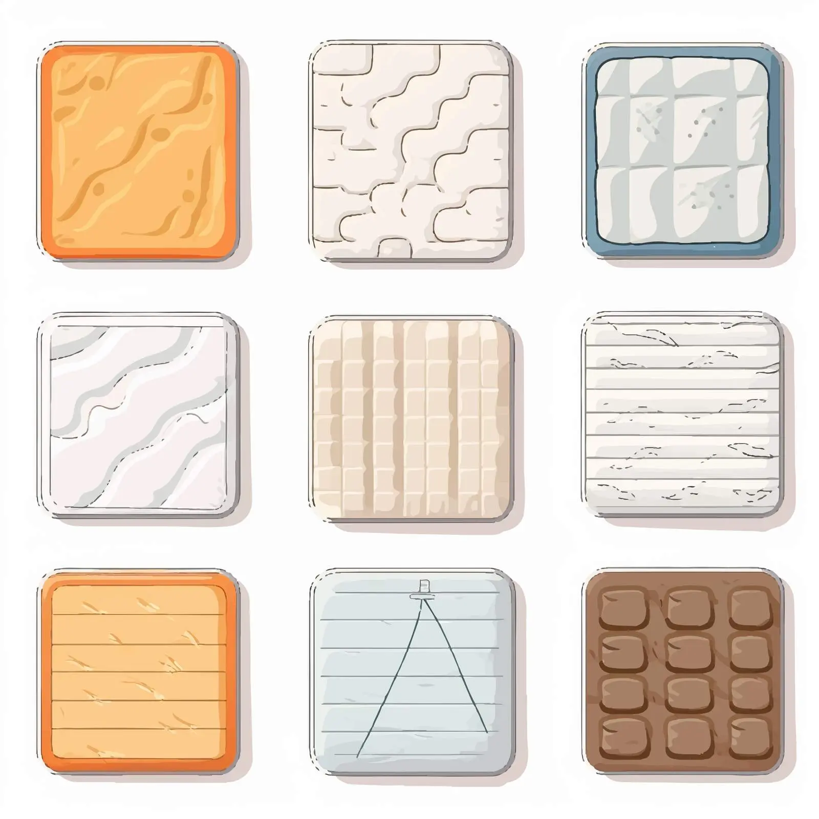 Vector Illustration of Isolated Mattress — free download from Dotvec