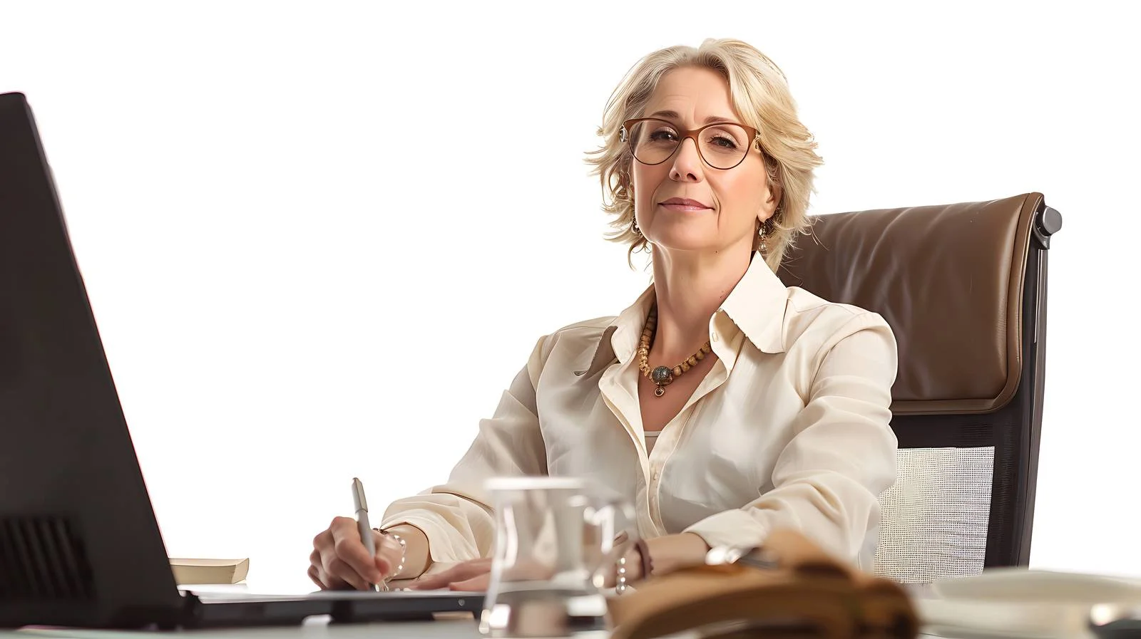 Corporate Woman in Office — free download from Dotvec