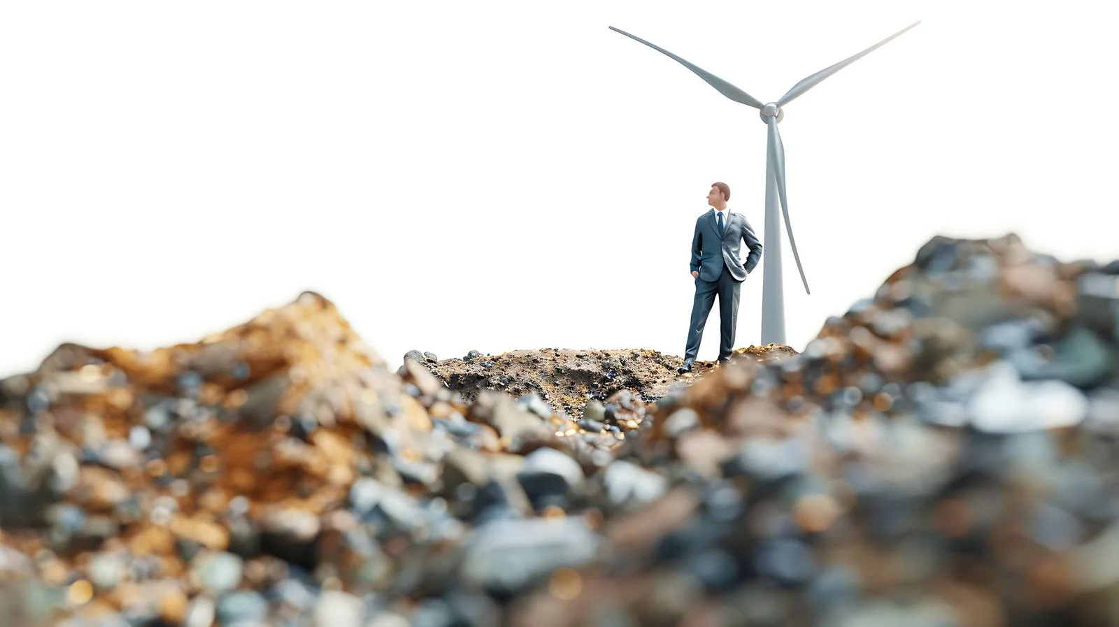 Senior Executive at Abandoned Mine Site — free download from Dotvec