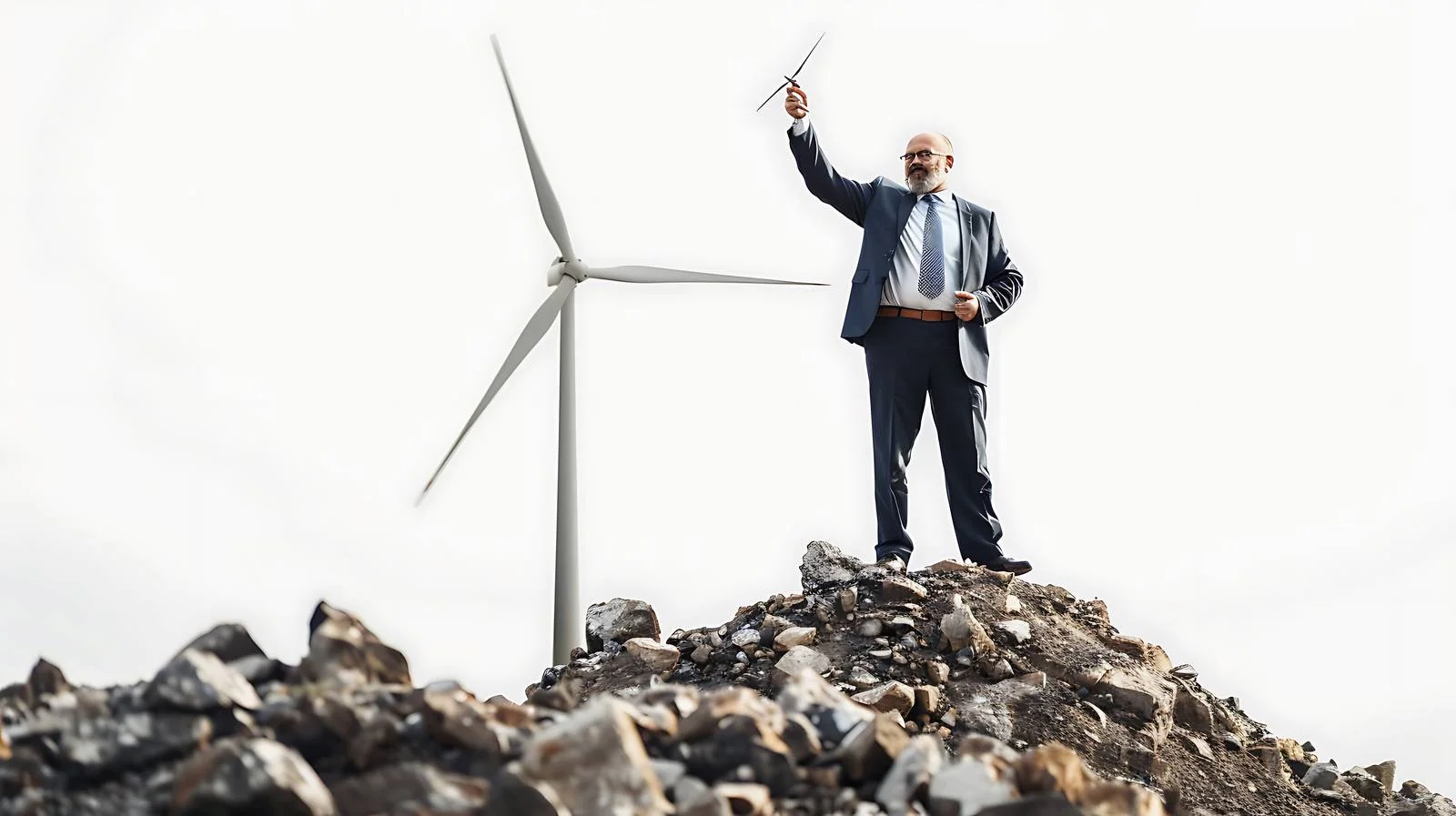 Mature Businessman with Win — free download from Dotvec