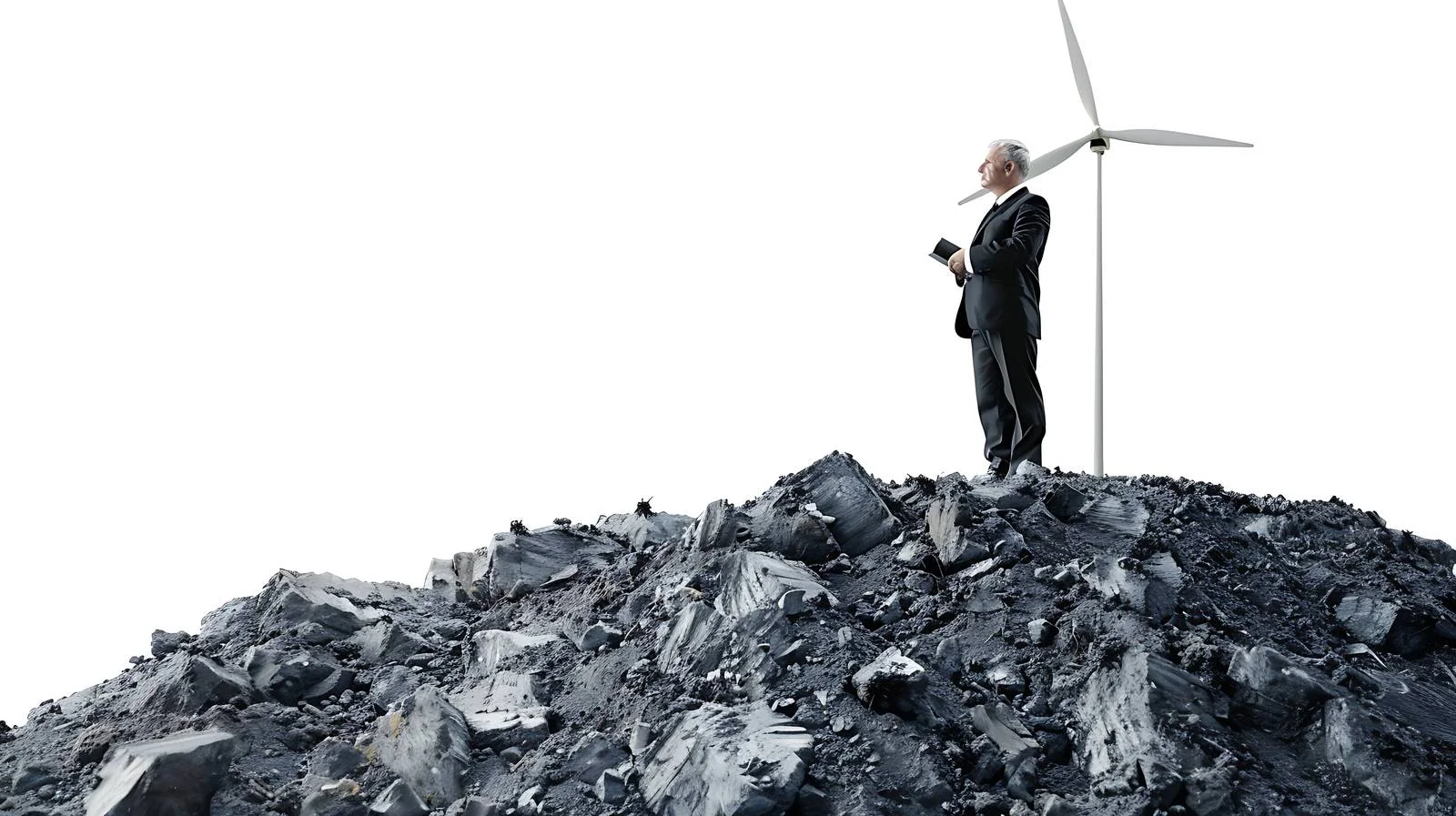 Experienced Businessman at Abandoned Mine Site — free download from Dotvec