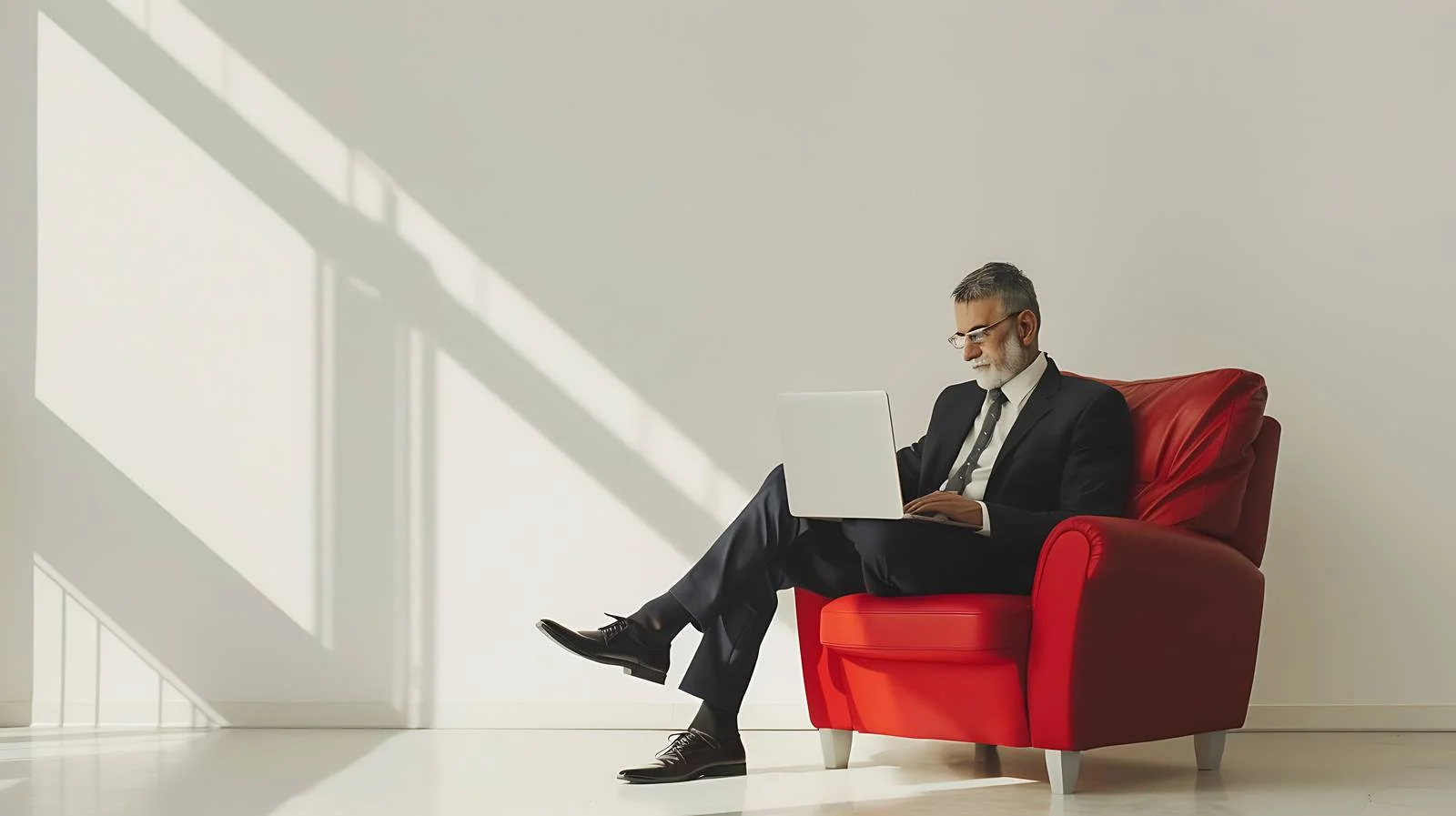 Senior Executive Working in Contemporary Workspace — free download from Dotvec