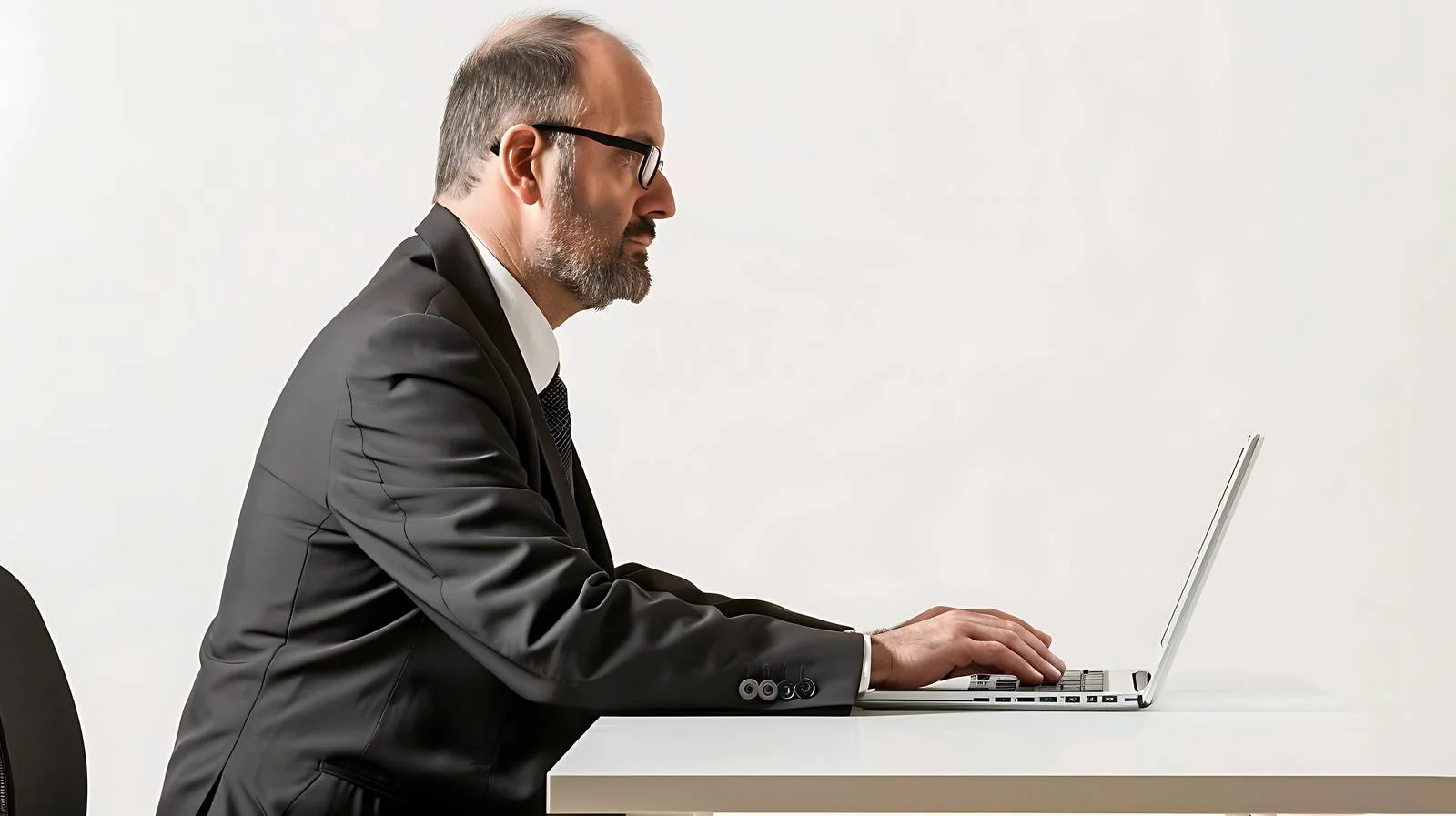 Professional Businessman Working on Laptop — free download from Dotvec