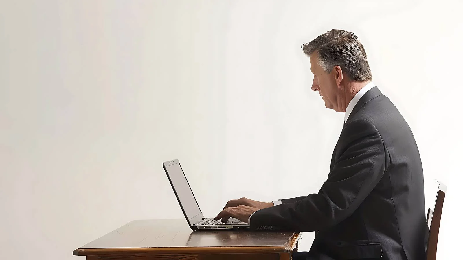 Senior Executive with Laptop in Boardroom — free download from Dotvec