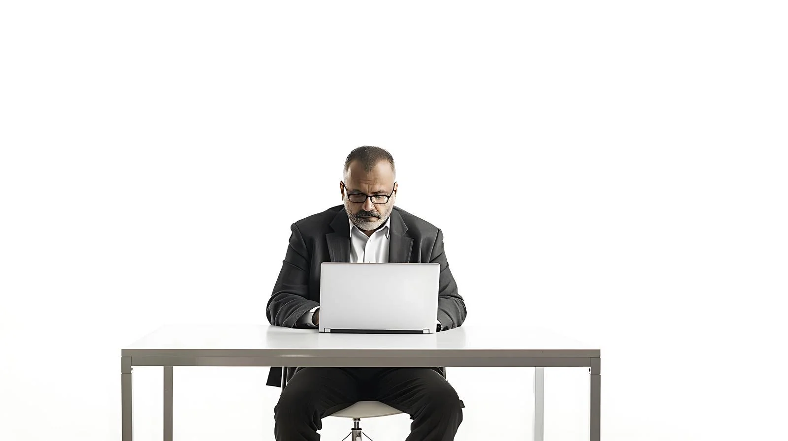 Senior Executive Working at Conference Table — free download from Dotvec