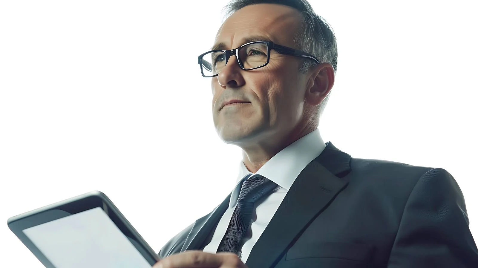 Focused Businessman Using Digital Technology — free download from Dotvec