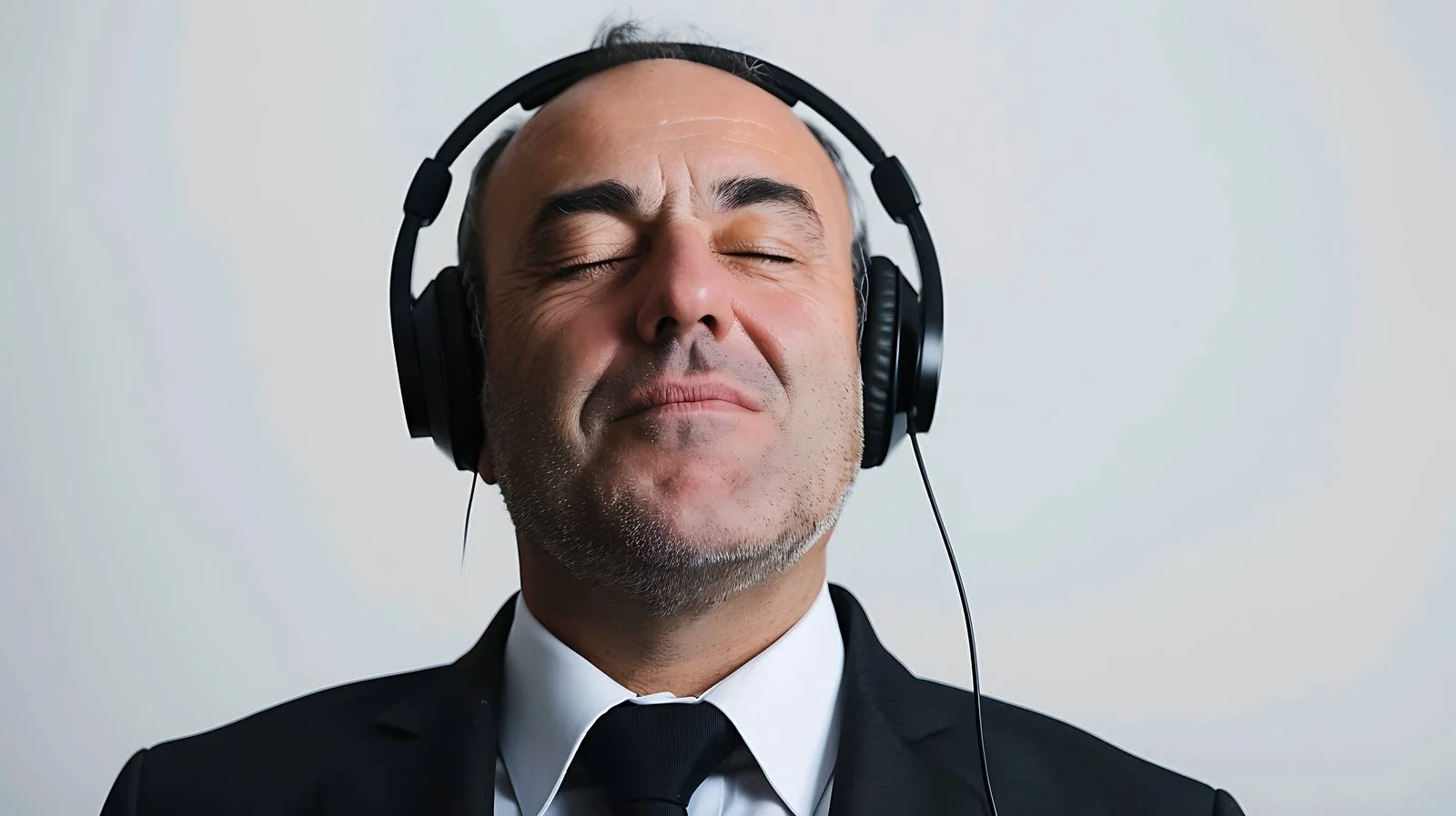 Senior Businessman Enjoying Music — free download from Dotvec