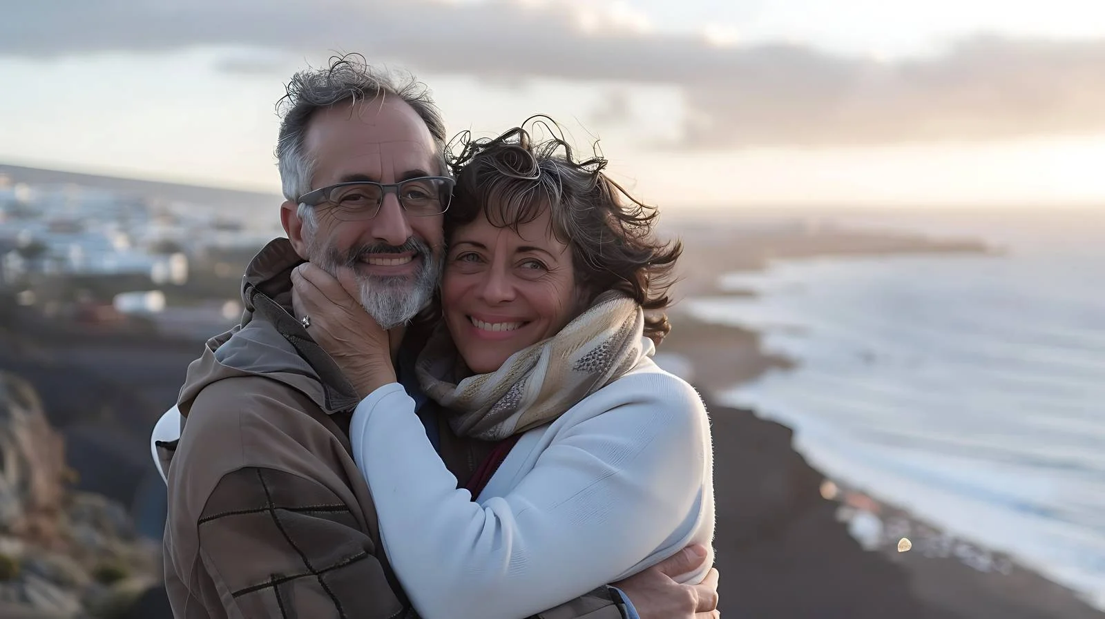 Embracing Mature Couple in Tenerife, Spain — free download from Dotvec