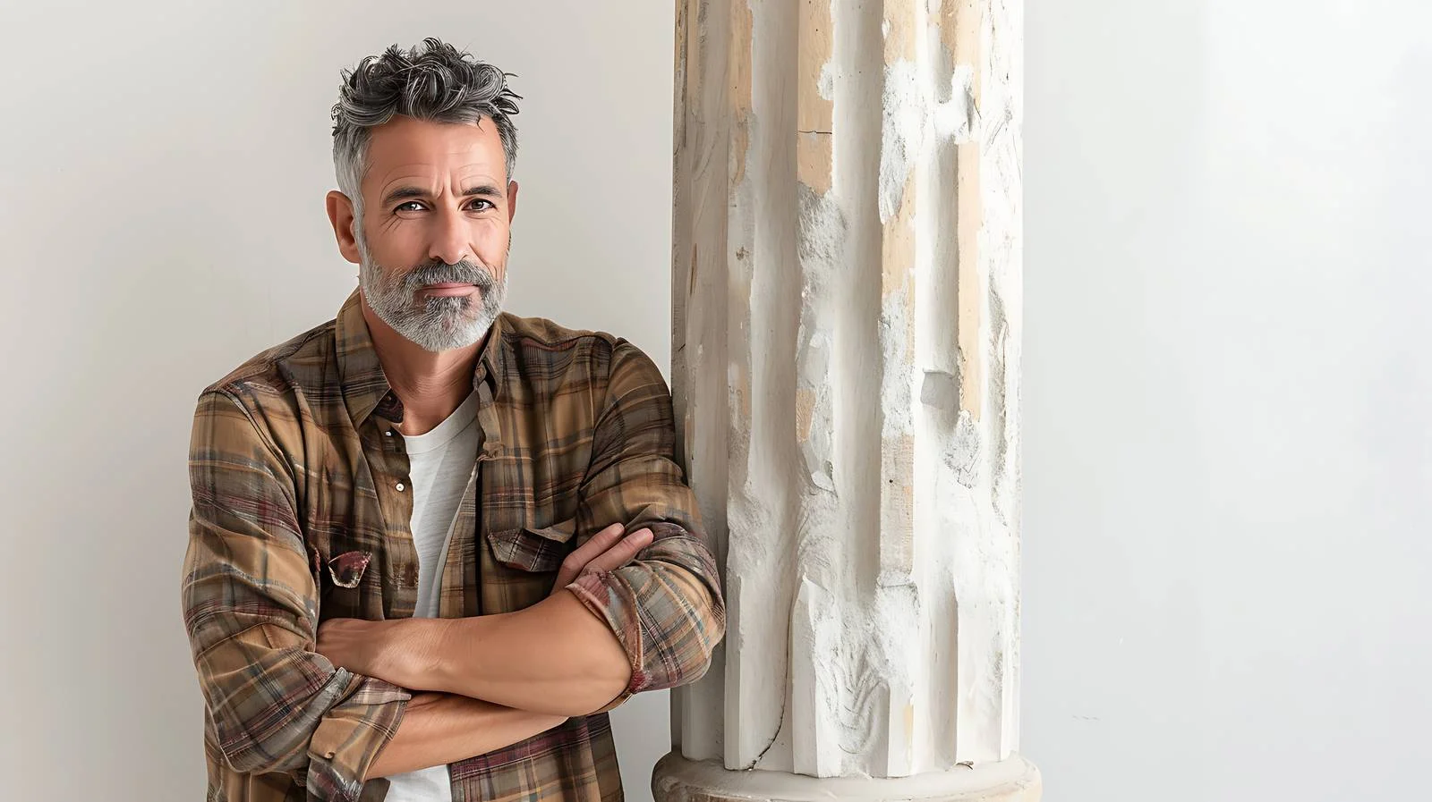 Confident Mature Man in Loft Setting — free download from Dotvec