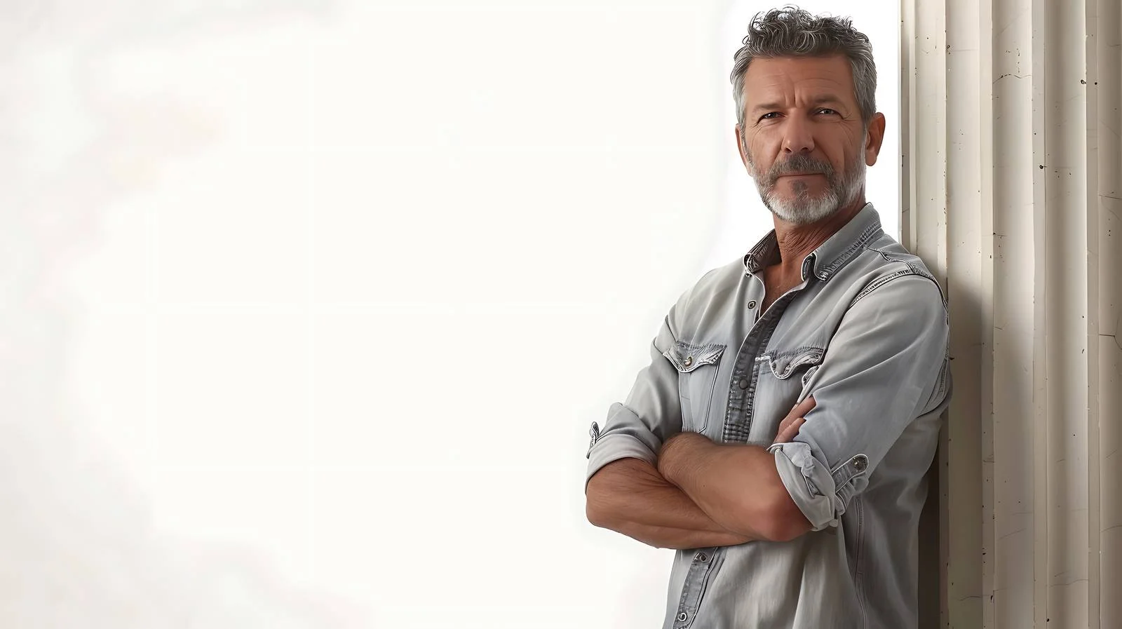 Confident Mature Man in Loft Setting — free download from Dotvec