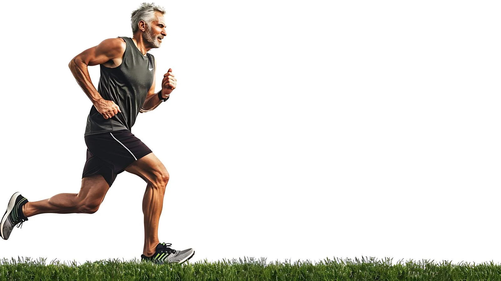 Active Man Running on Footpath — free download from Dotvec