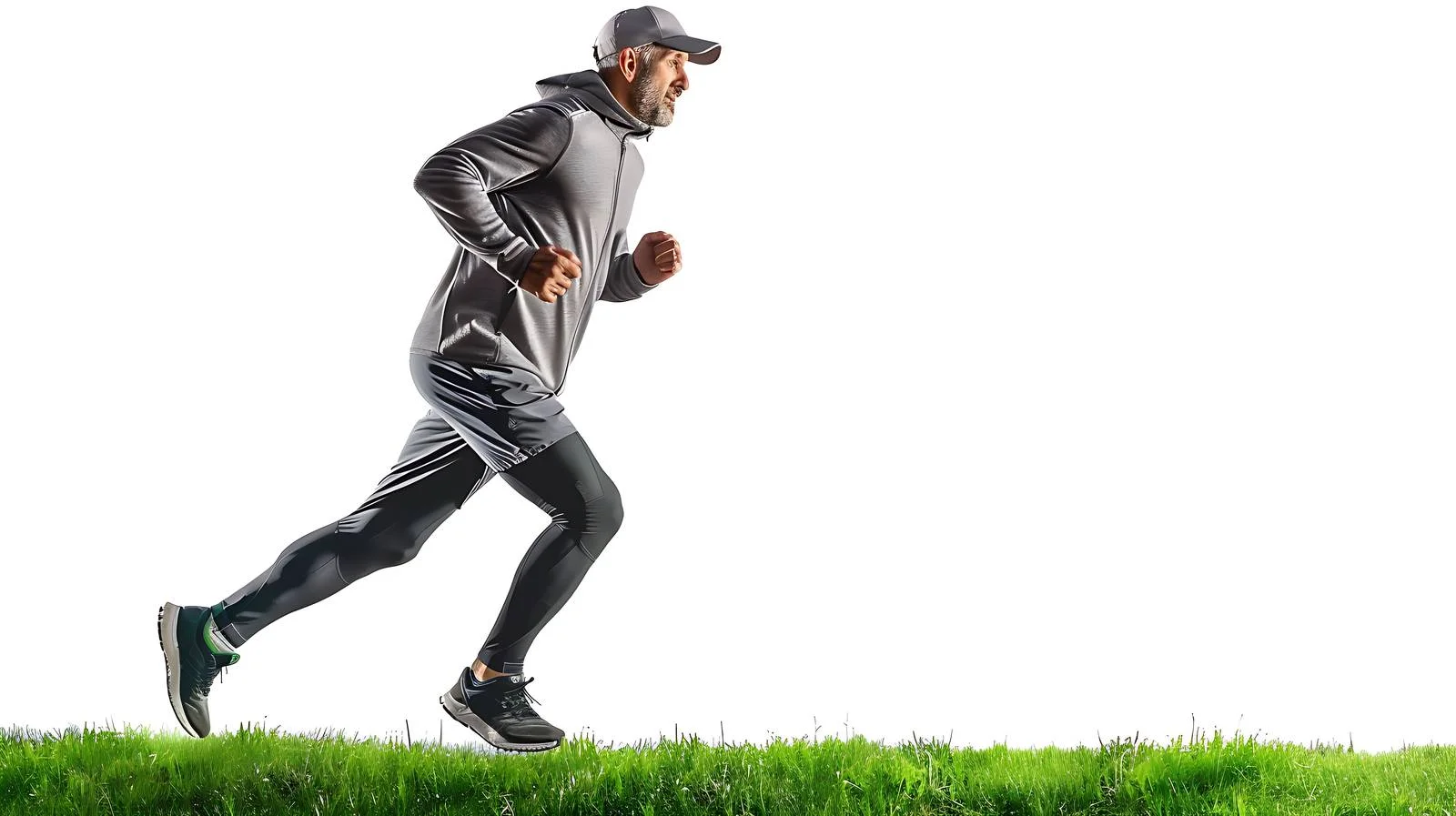 Active Man Running on Footpath — free download from Dotvec