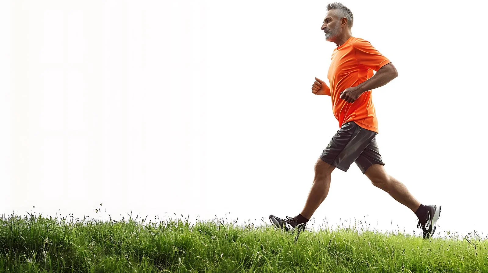 Active Senior Man Jogging Outdoors — free download from Dotvec