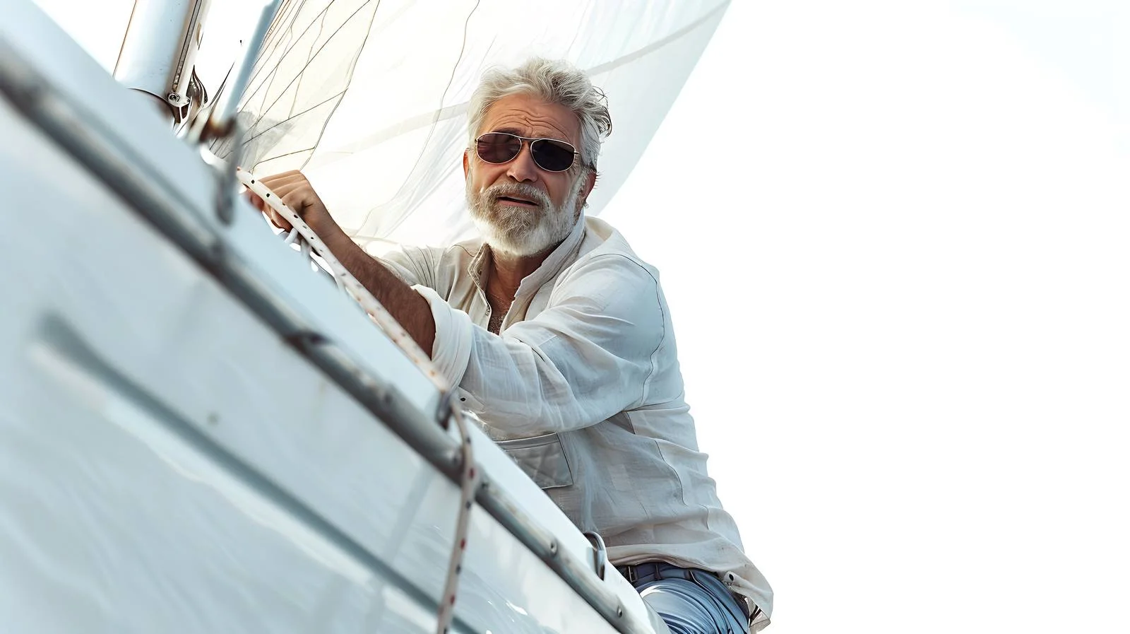 Serene Sailing Boat Scene — free download from Dotvec