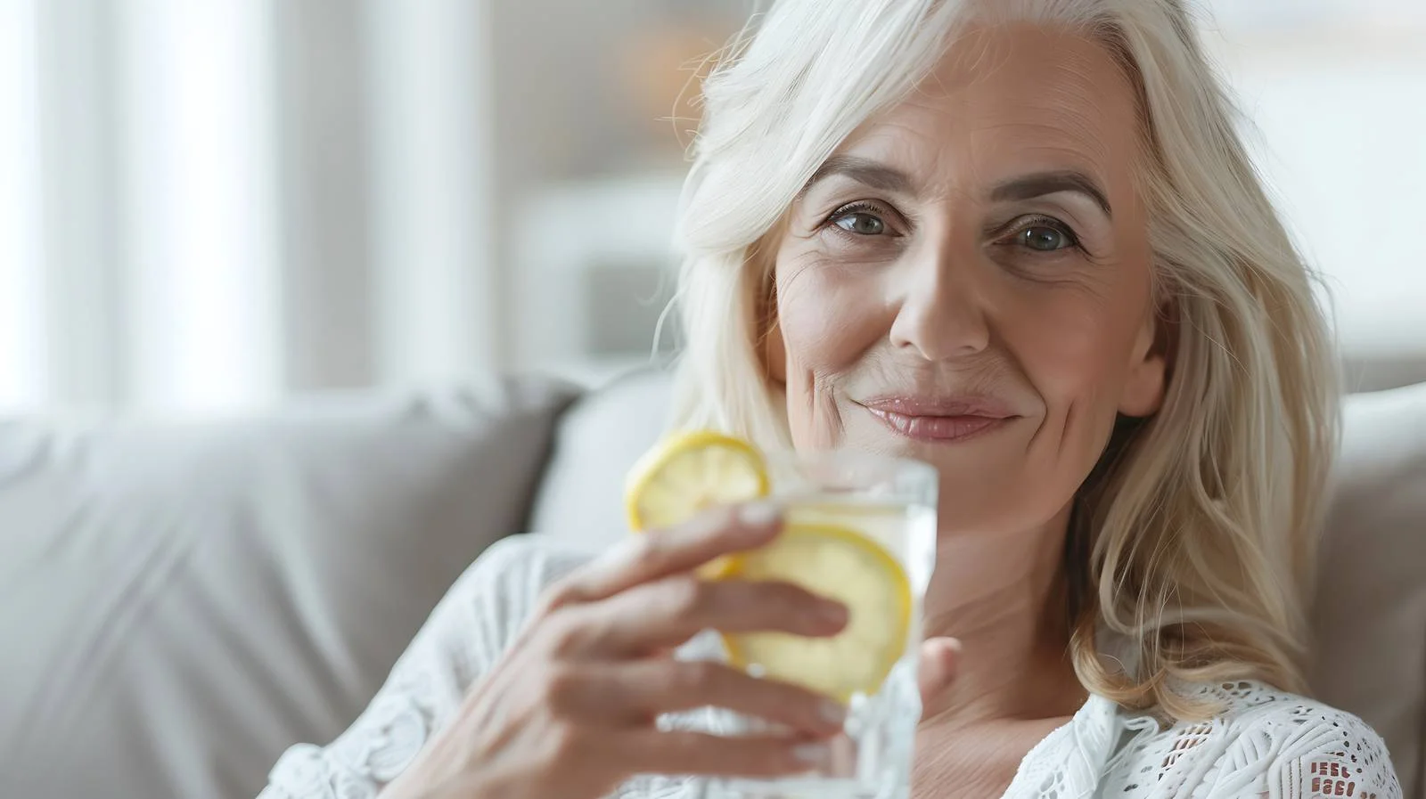 Tranquil Home Scene with Lemon Water — free download from Dotvec