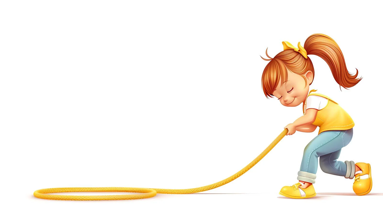 Child Playing with Garden Hose — free download from Dotvec
