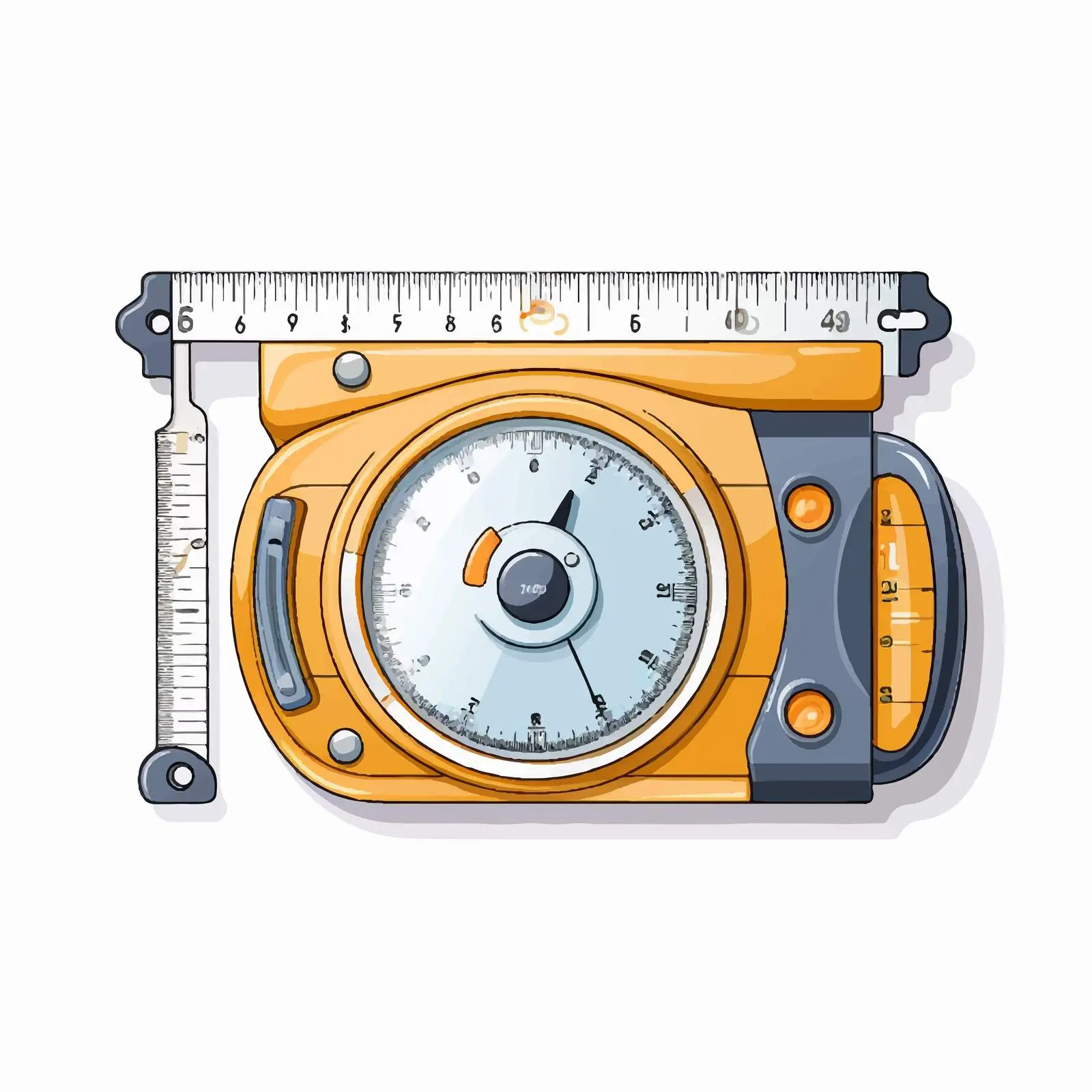 Measuring Device Vector Illustration on White Background — free download from Dotvec