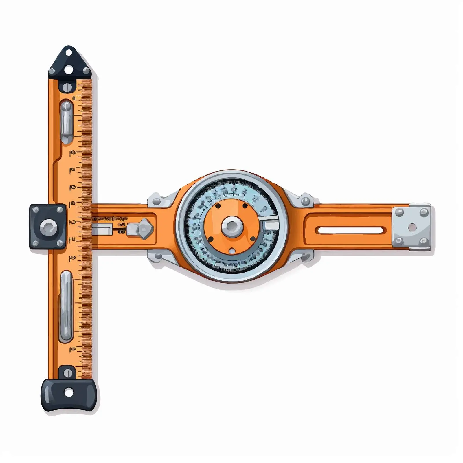 Measuring Device Vector Illustration on White Background – free custom vector image from Dotvec