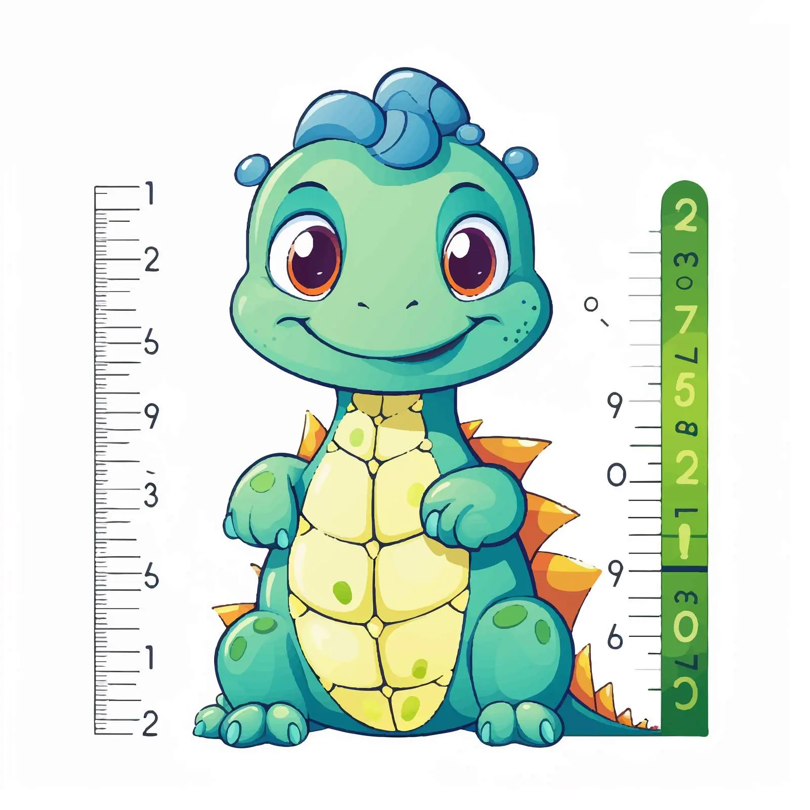 Measuring Objects with Ruler Vector Illustration – free student engagement image from Dotvec