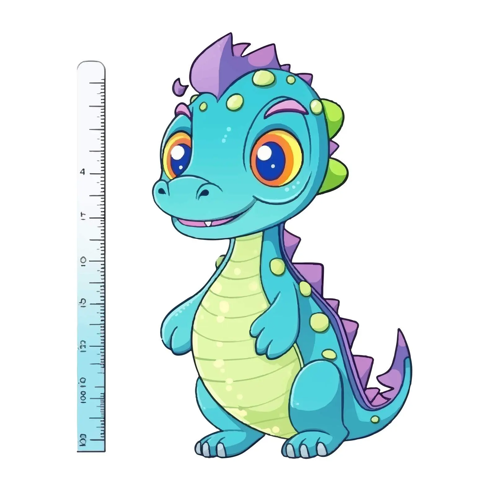 Measuring Objects with Ruler - Educational Worksheet – free teaching resources image from Dotvec