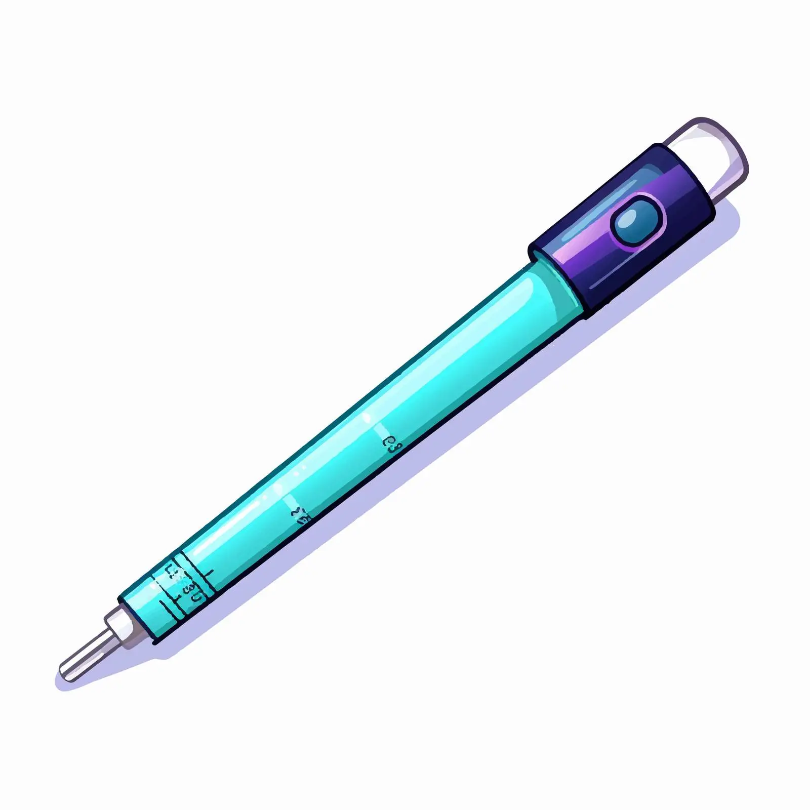 Cartoon Measuring Pipette Vector Illustration – free experiments image from Dotvec