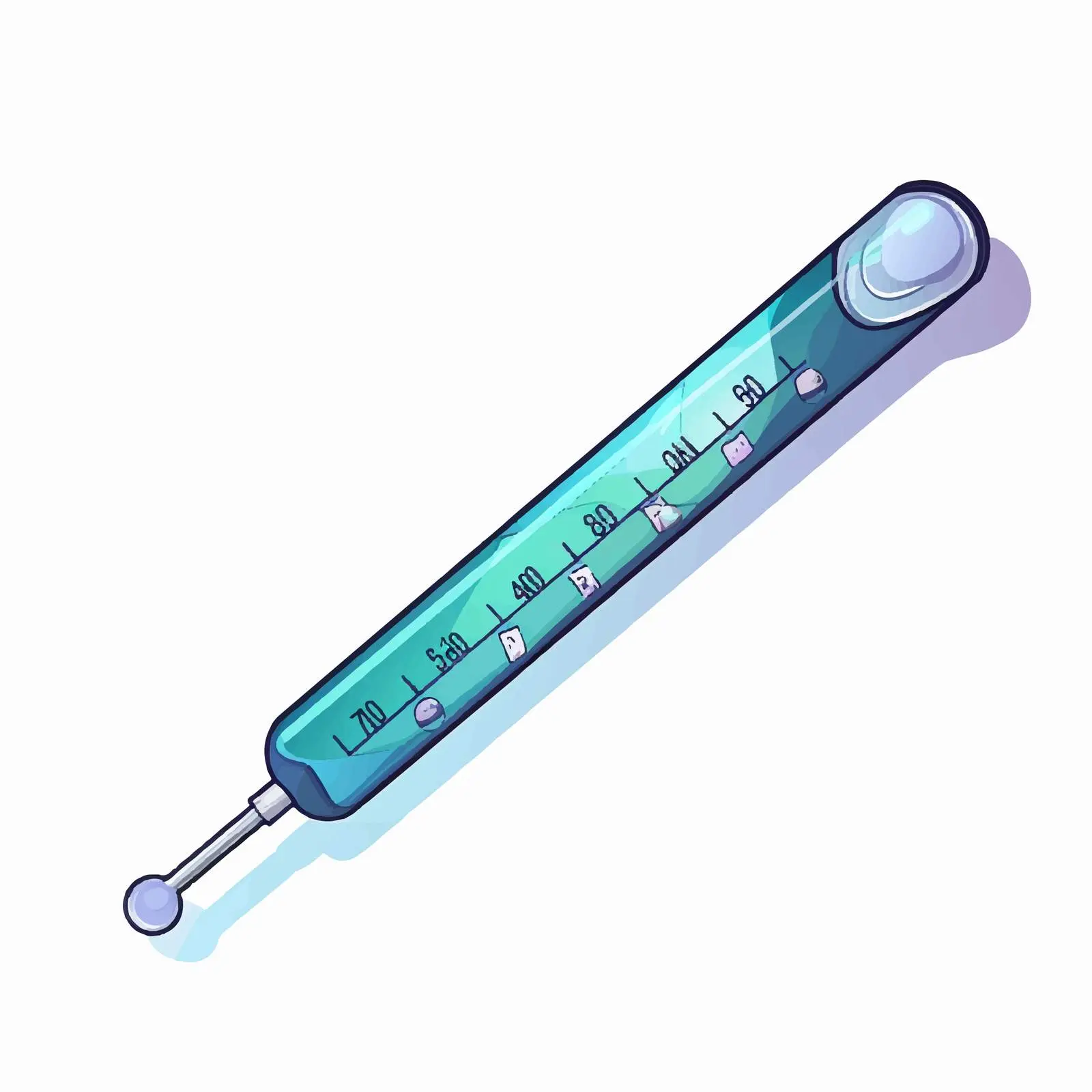 Cartoon Measuring Pipette Vector Illustration — free download from Dotvec
