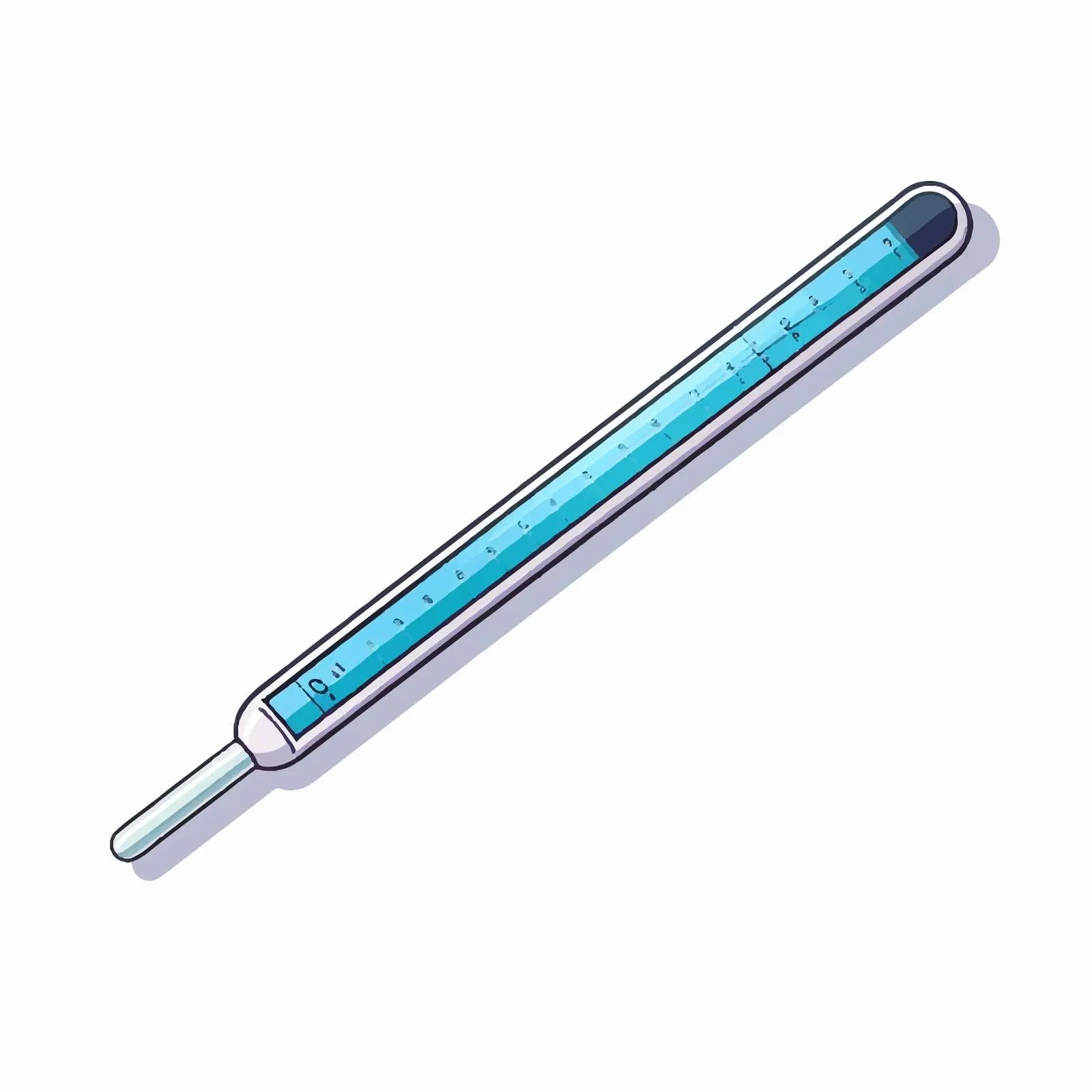 Cartoon Measuring Pipette Vector Illustration — free download from Dotvec