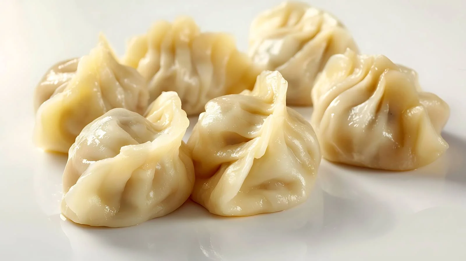 Delicious Meat-Stuffed Dumplings on White Background — free download from Dotvec
