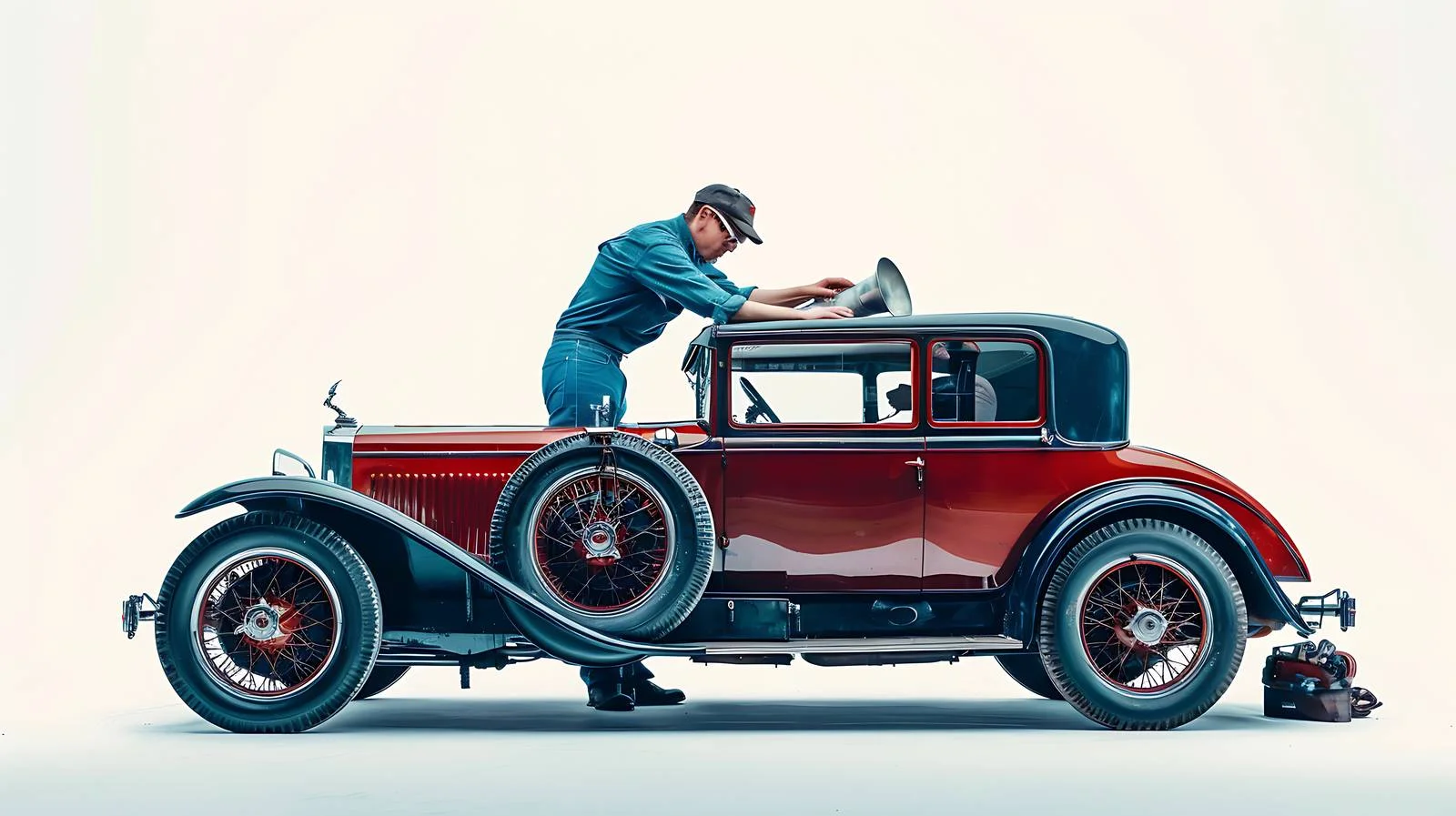 Vintage Car Restoration Workshop – free mobiles image from Dotvec