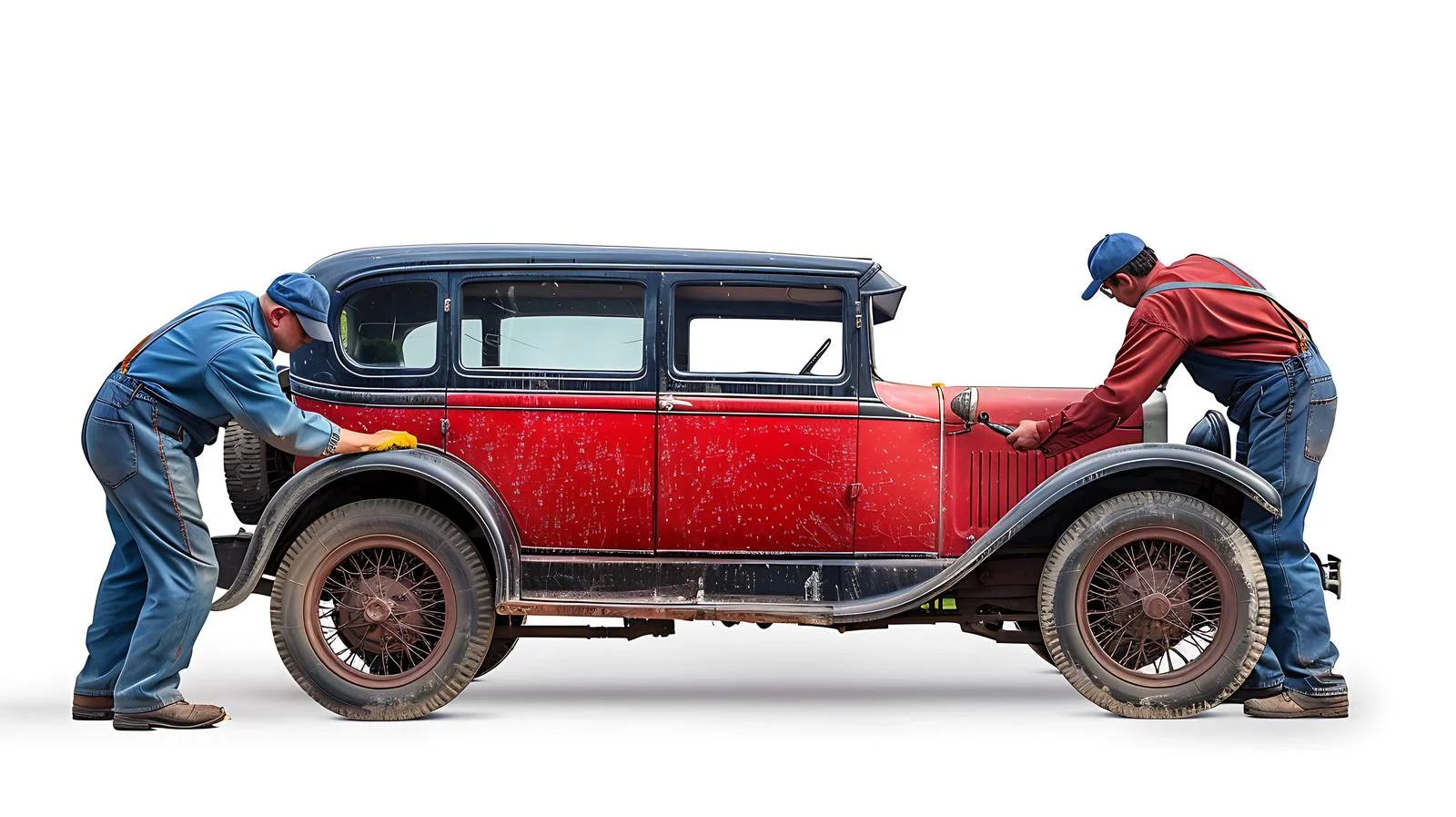 Vintage Car Workshop Restoration — free download from Dotvec