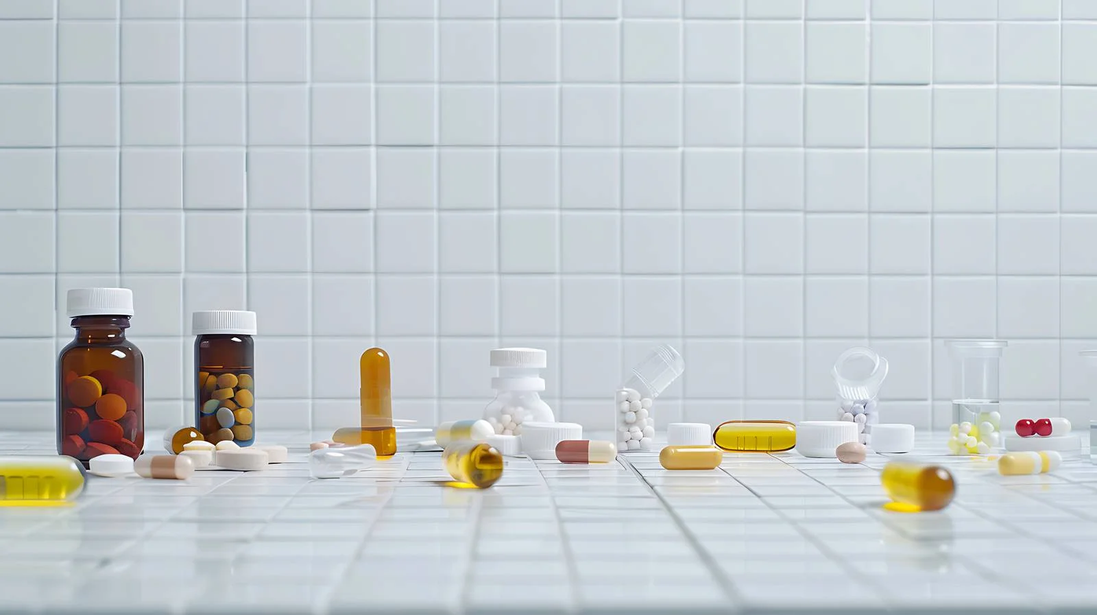 Medical Supplies on White Table — free download from Dotvec