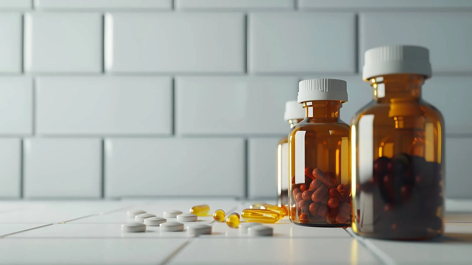 Medical Supplies on White Table — free download from Dotvec