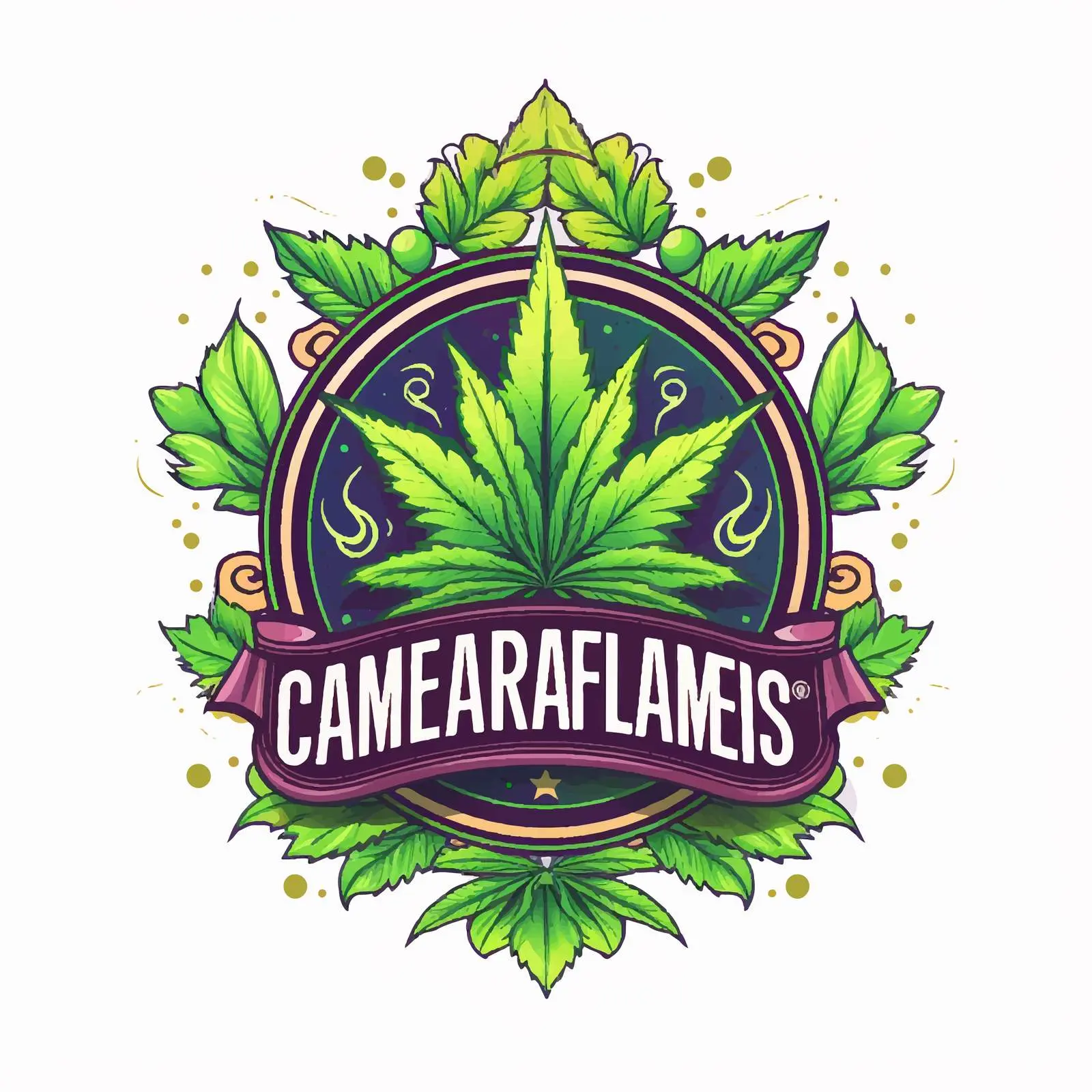Medical Cannabis Badge Logo Illustration – free cannabis image from Dotvec