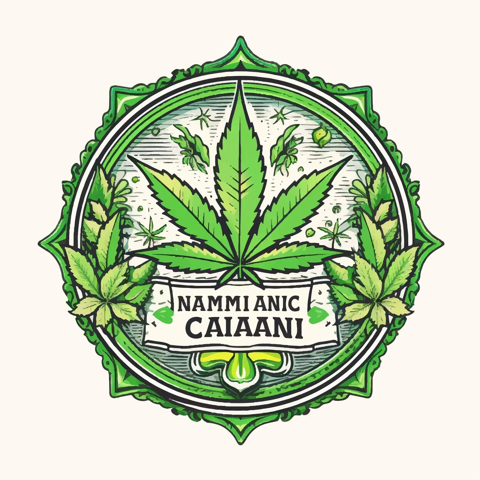 Medical Cannabis Badge Logo Illustration – free cannabis image from Dotvec