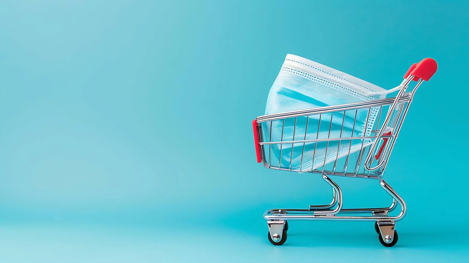 Medical Shopping Cart Face Mask Image — free download from Dotvec