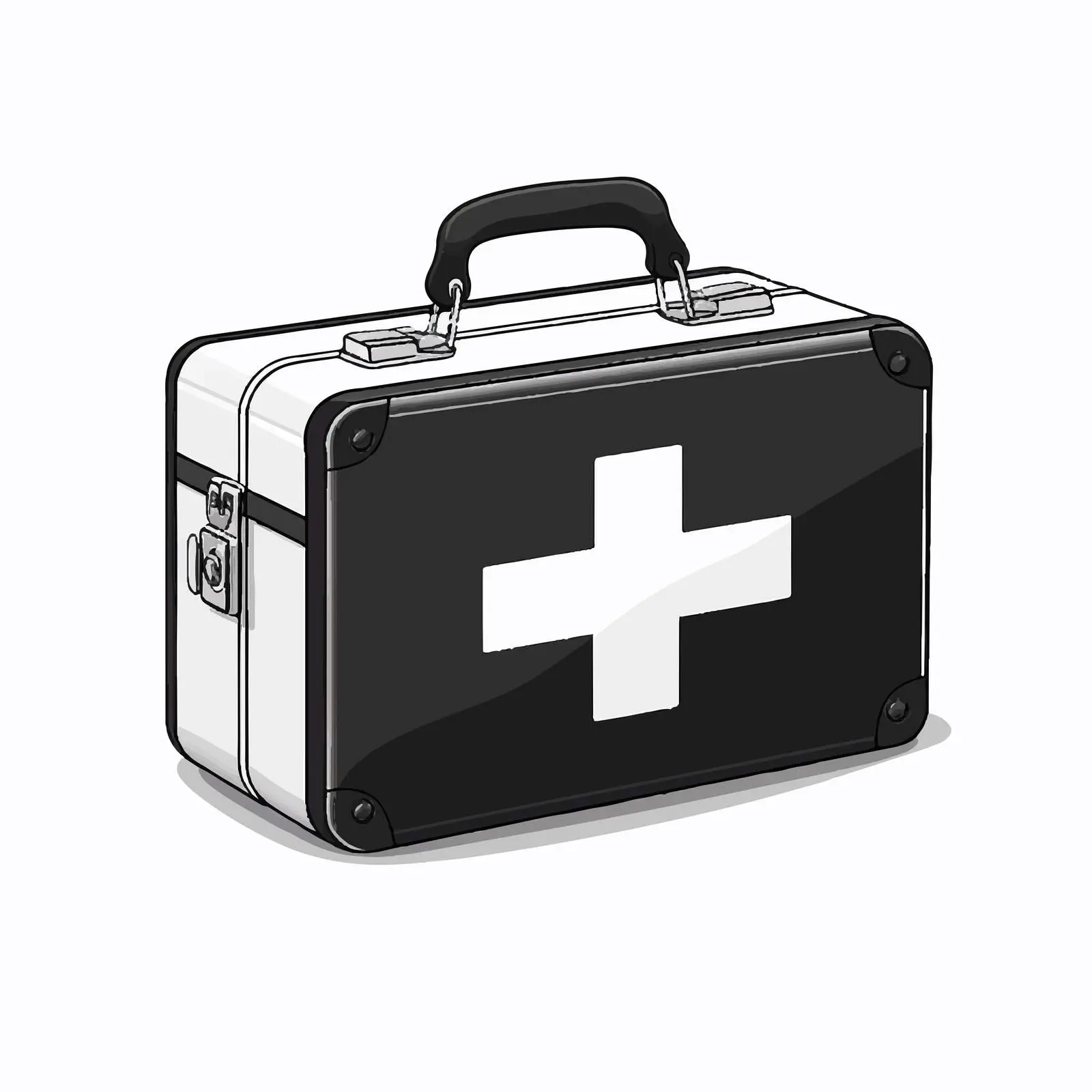 First Aid Suitcase Icon for Medical Use — free download from Dotvec