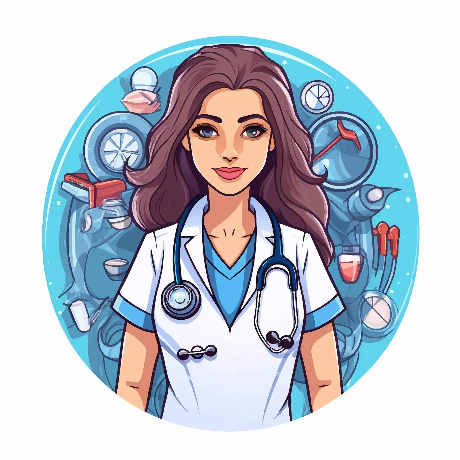 Medical Healthcare Vector Graphic Design Illustration – free healthcare professionals image from Dotvec