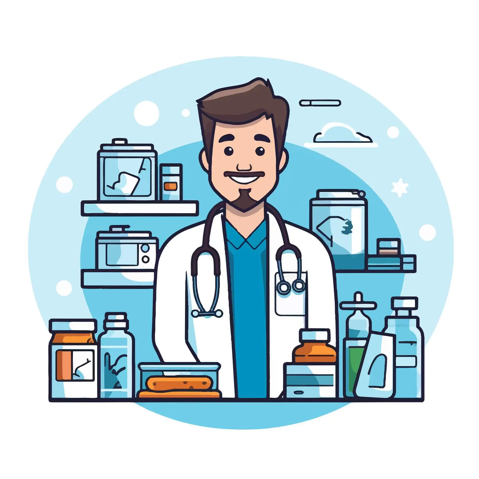 Isolated Flat Icon of Medical Healthcare – free healthcare symbol image from Dotvec