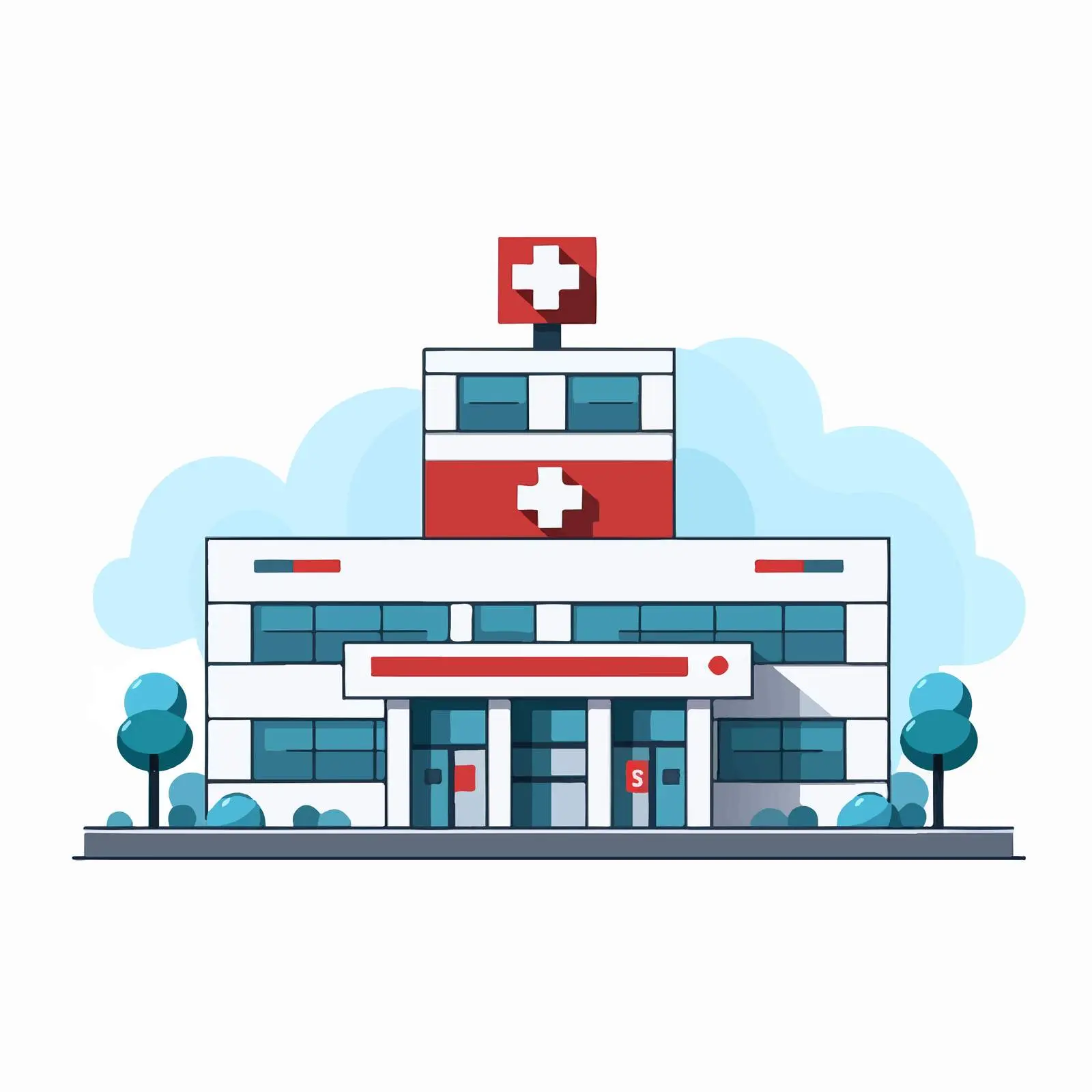 Flat Medical Healthcare Icon Illustration — free download from Dotvec