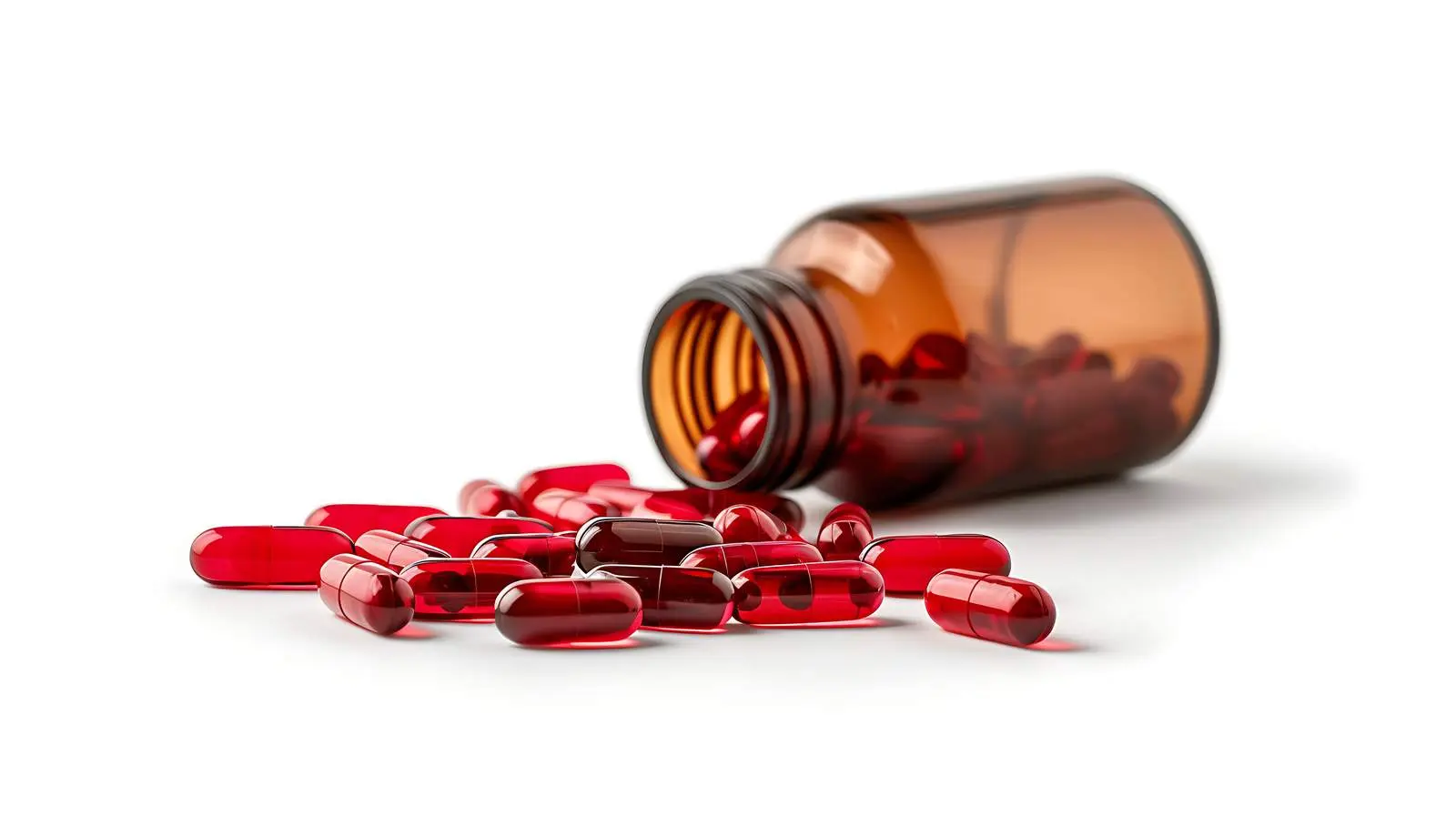 Medical Pills and Bottle on Table — free download from Dotvec