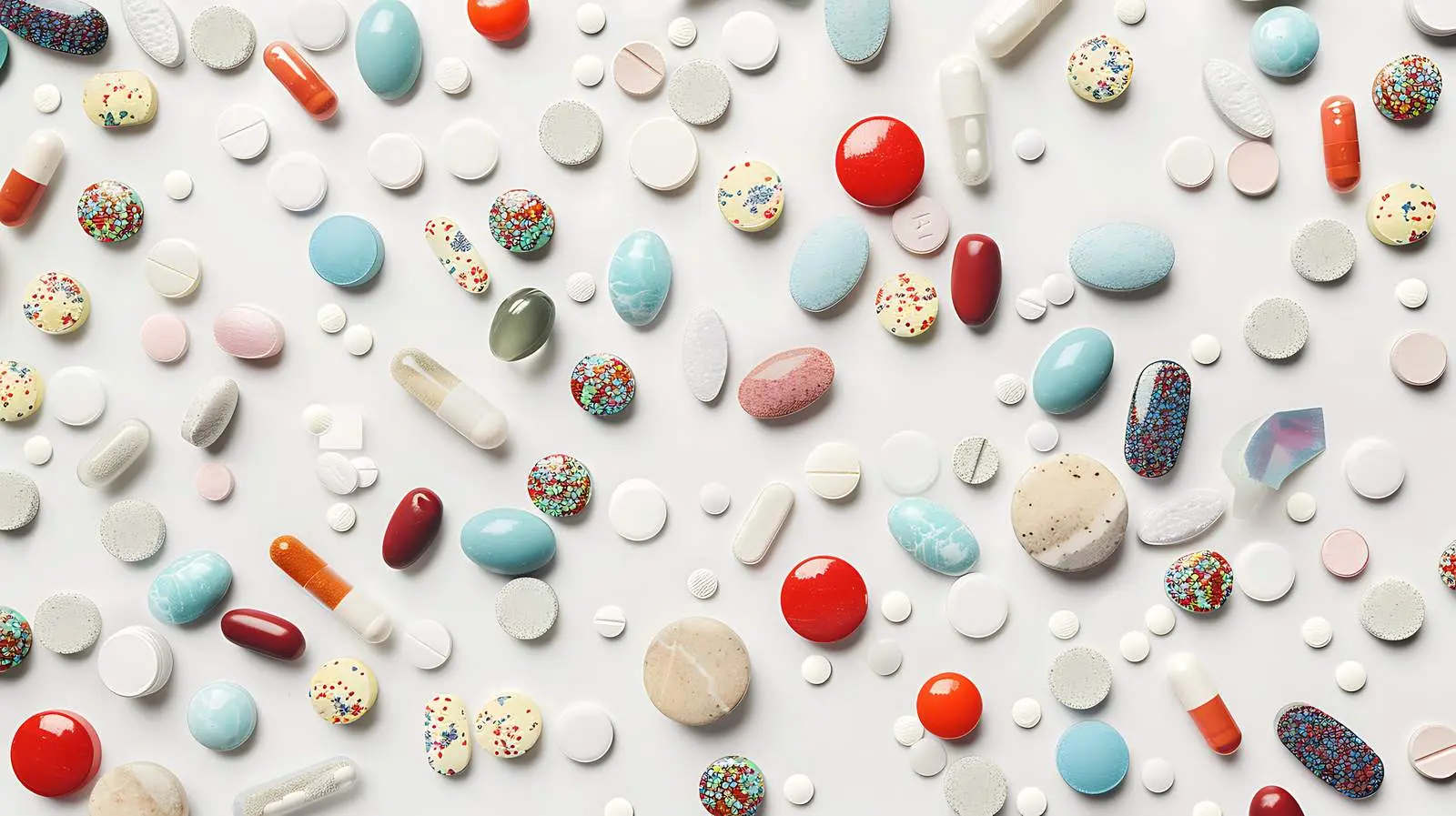 Isolated Medicines and Drugs on White Background — free download from Dotvec