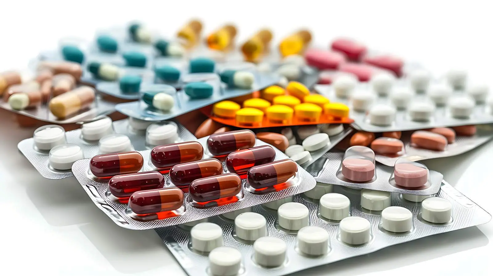 Isolated Medicine Drugs on White Background – free tablets image from Dotvec