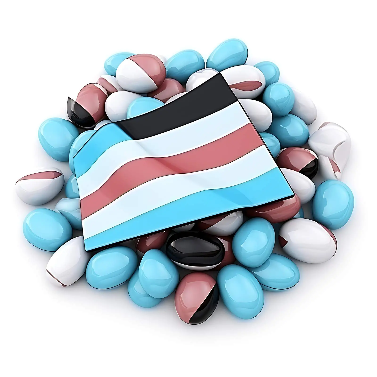 Medicine Elements in National Flag Colors – free artistic interpretation image from Dotvec