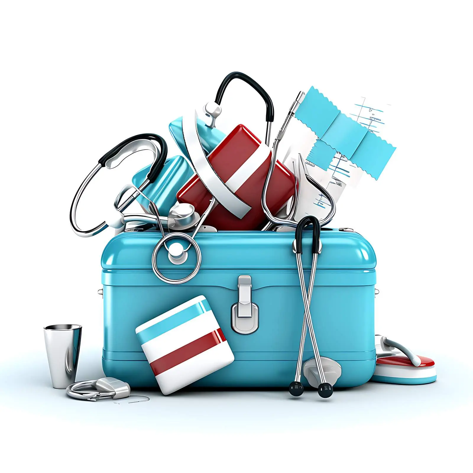 Medicine Elements Featuring National Flag Colors – free artistic interpretation image from Dotvec