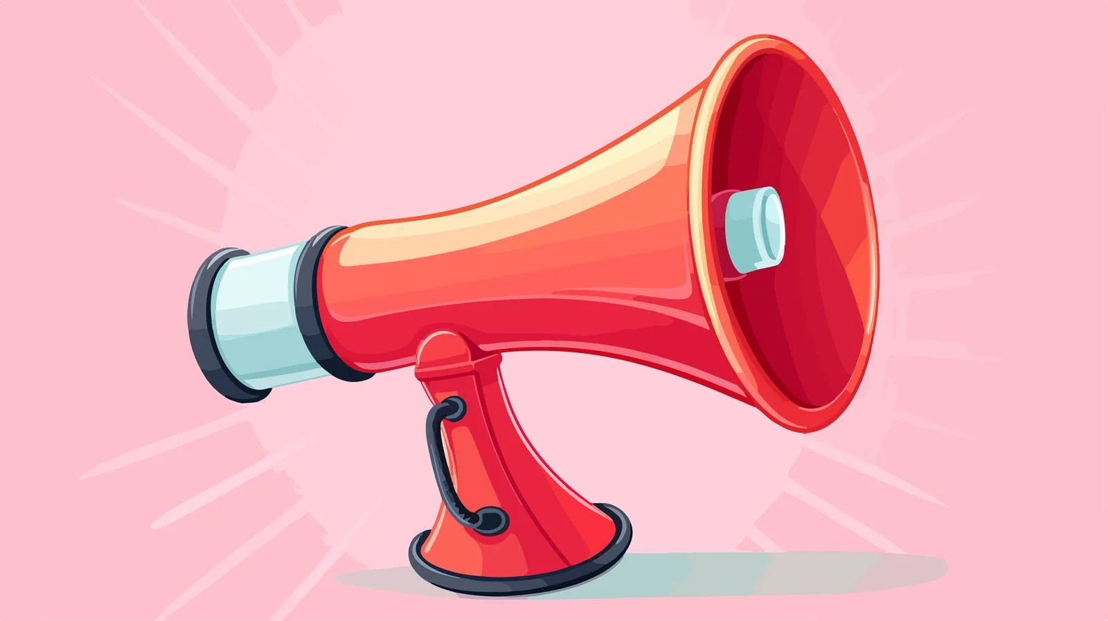 Cartoon Megaphone Design — free download from Dotvec