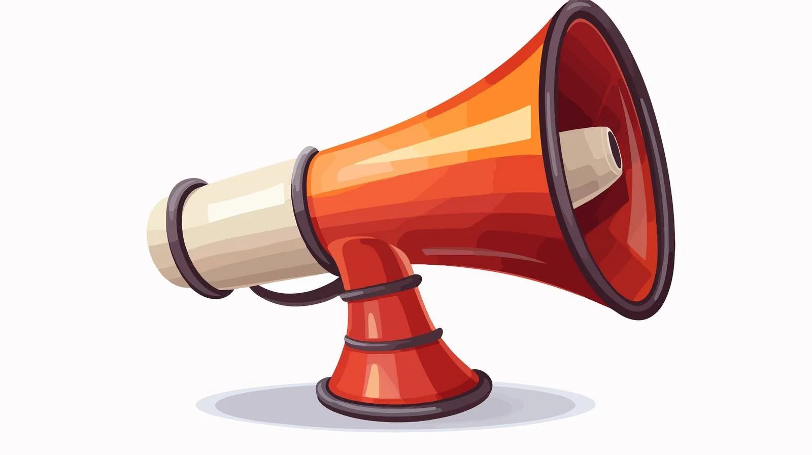 Premium Cartoon Megaphone Design — free download from Dotvec