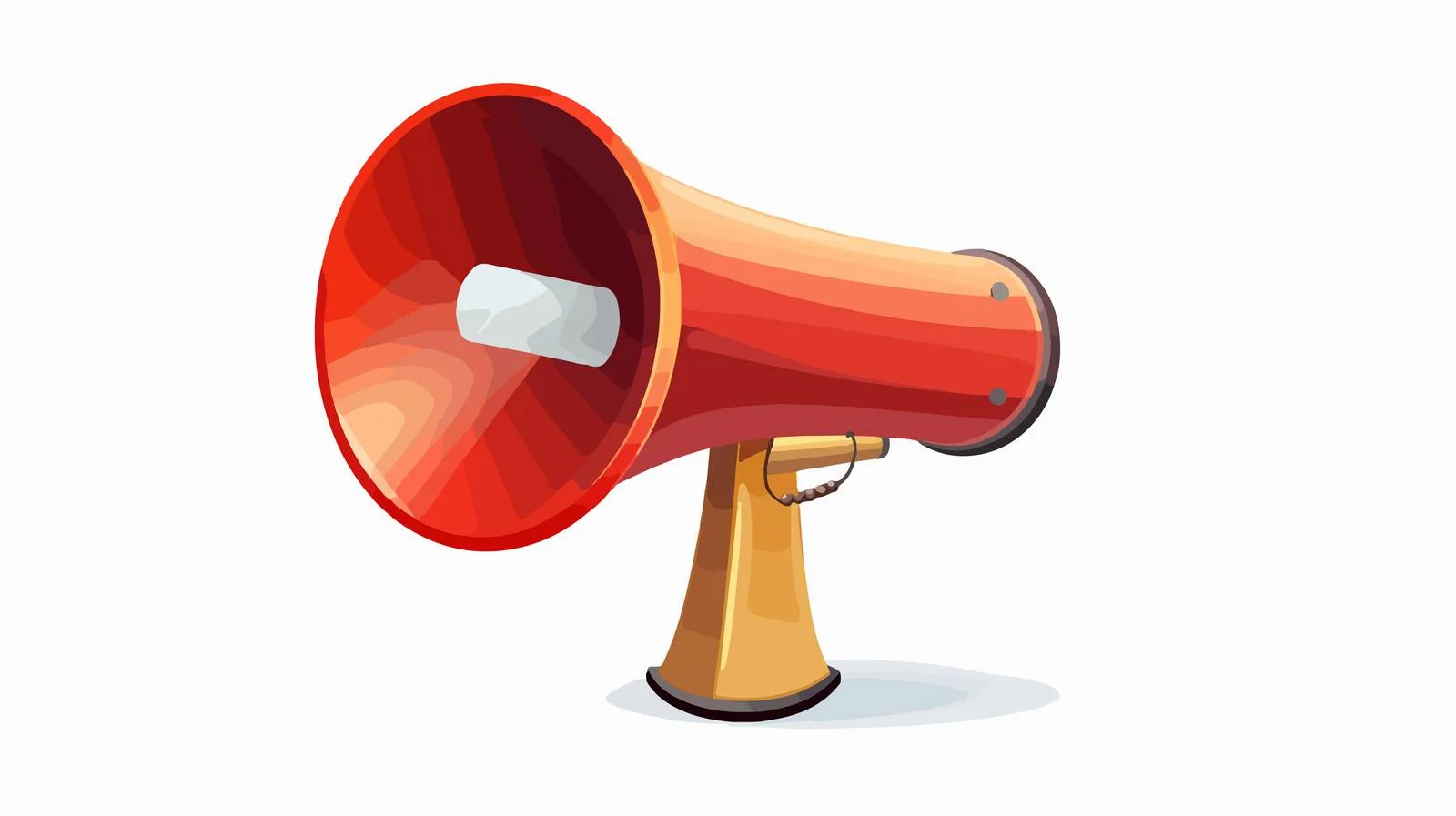 Quality Megaphone Cartoon Design — free download from Dotvec