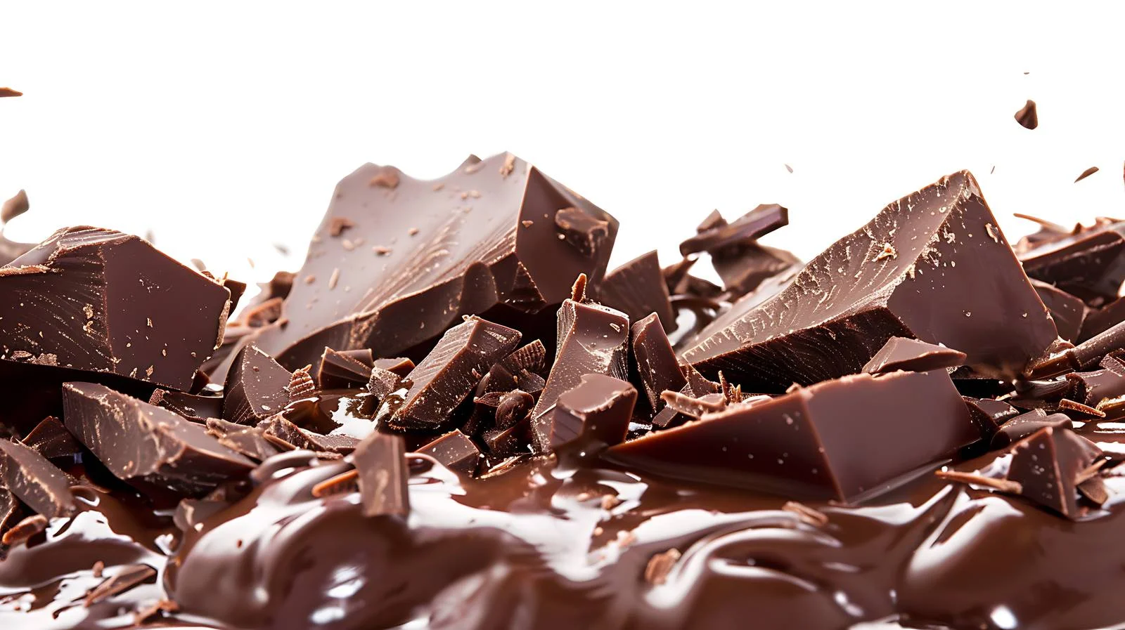 Velvety Dark Chocolate Pouring Over Brown Base — free download from Dotvec