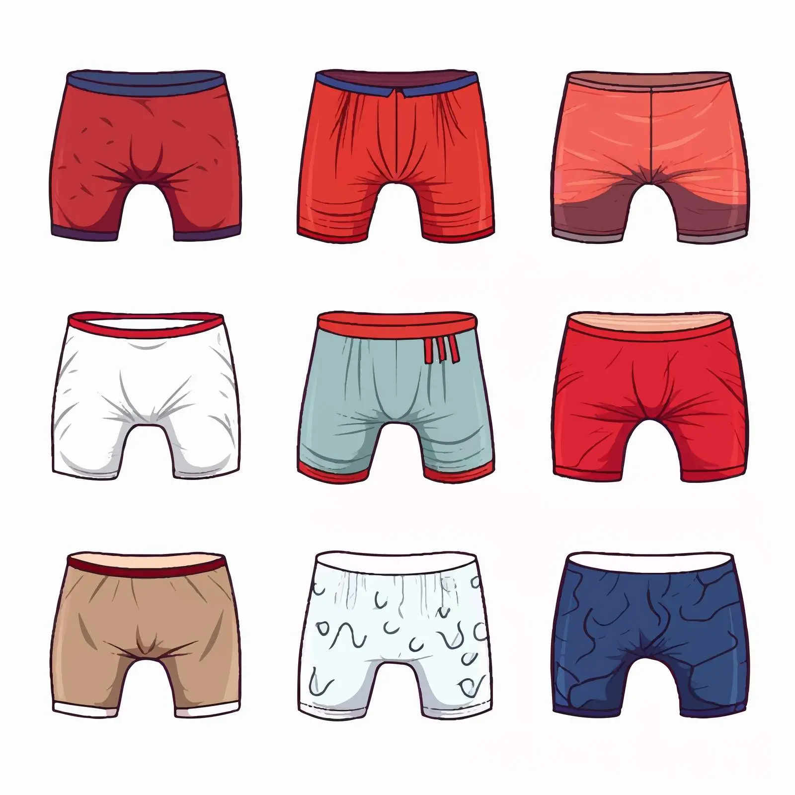 Low-Rise Men's Briefs Underwear Design Vectors — free download from Dotvec