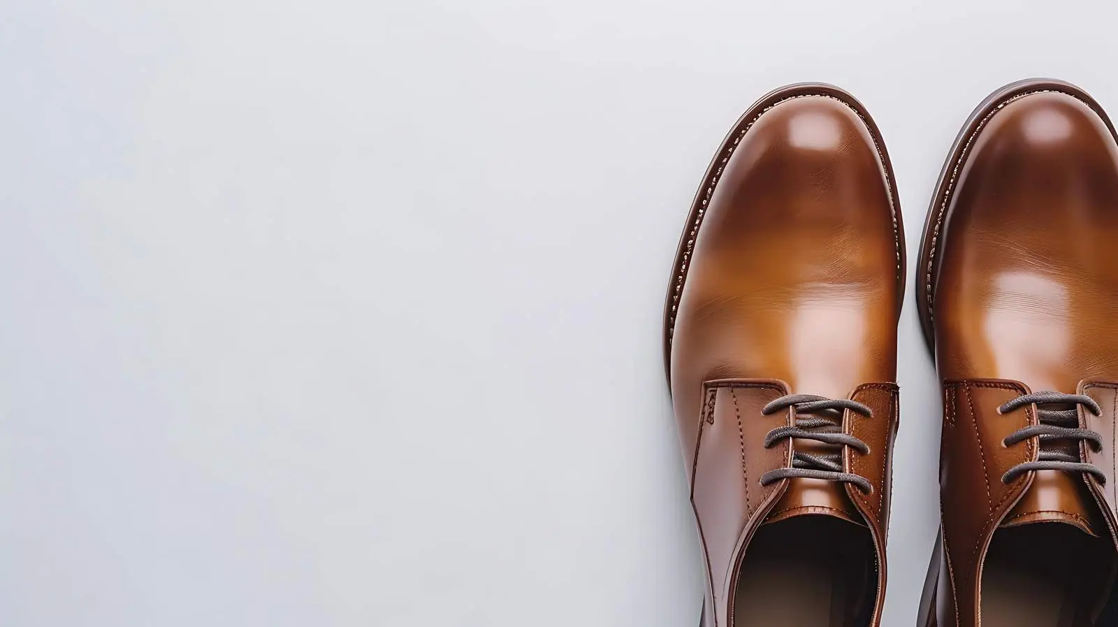 Men's Leather Shoes Flat Lay Fashion View — free download from Dotvec